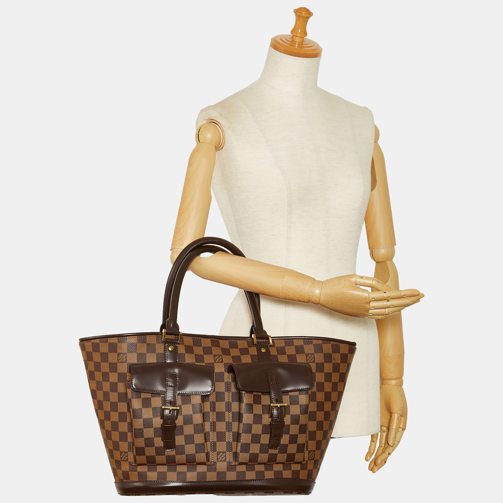 

Louis Vuitton Damier Ebene Manosque GM, Brown