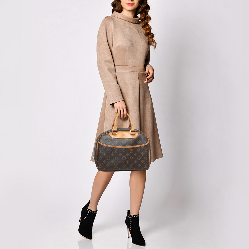 

Louis Vuitton Monogram Canvas Trouville Bag, Brown