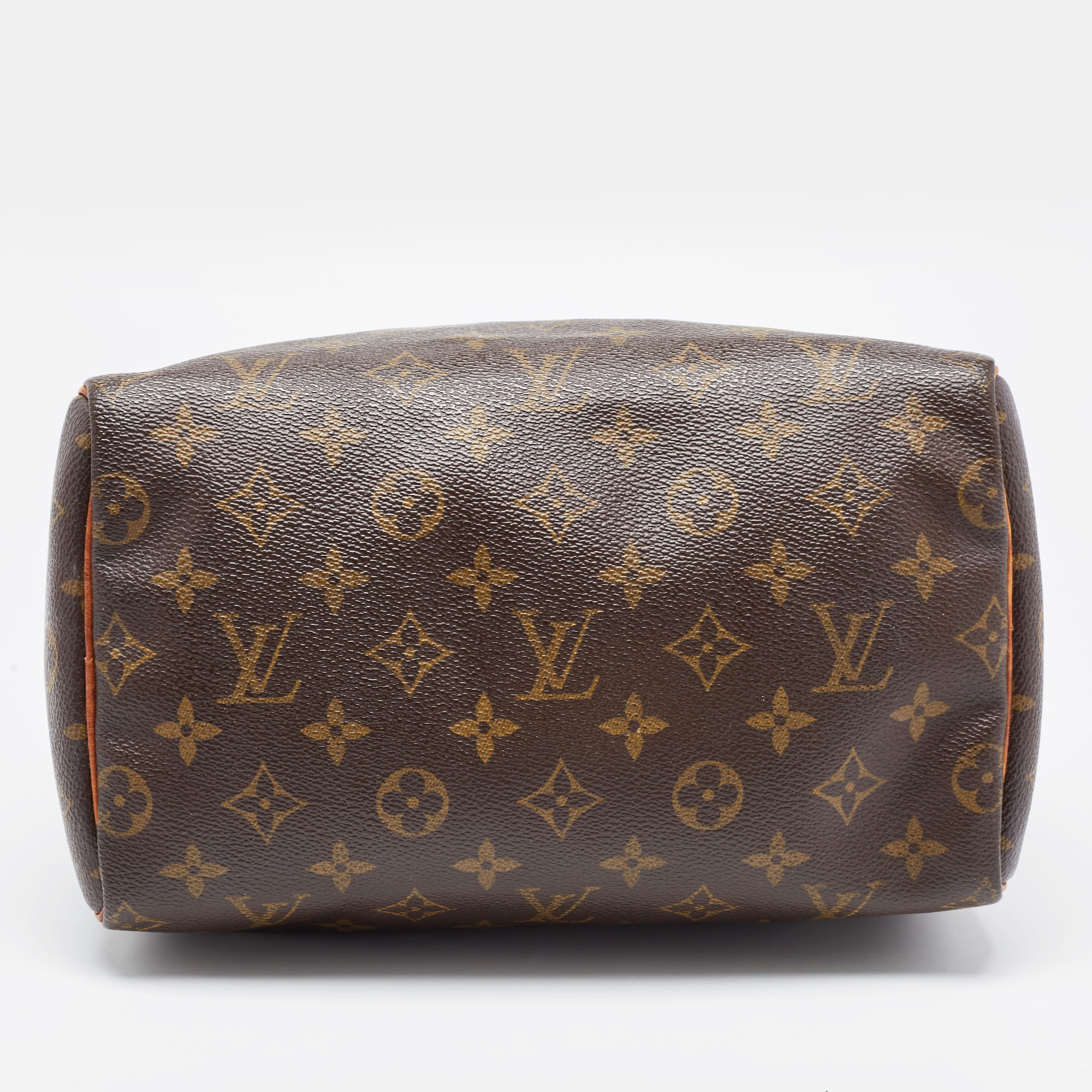 Speedy doctor 25 cloth bag Louis Vuitton Brown in Cloth - 24191739