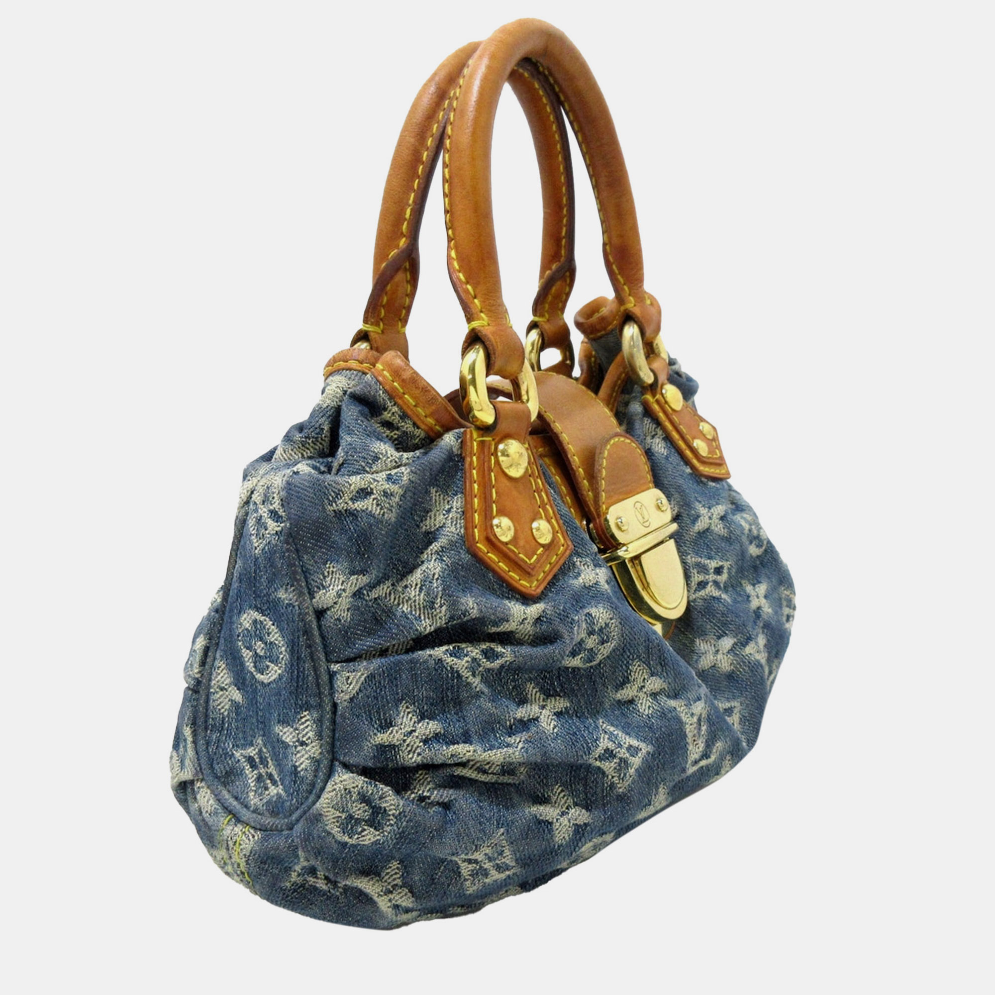 

Louis Vuitton Blue Monogram Denim Pleaty