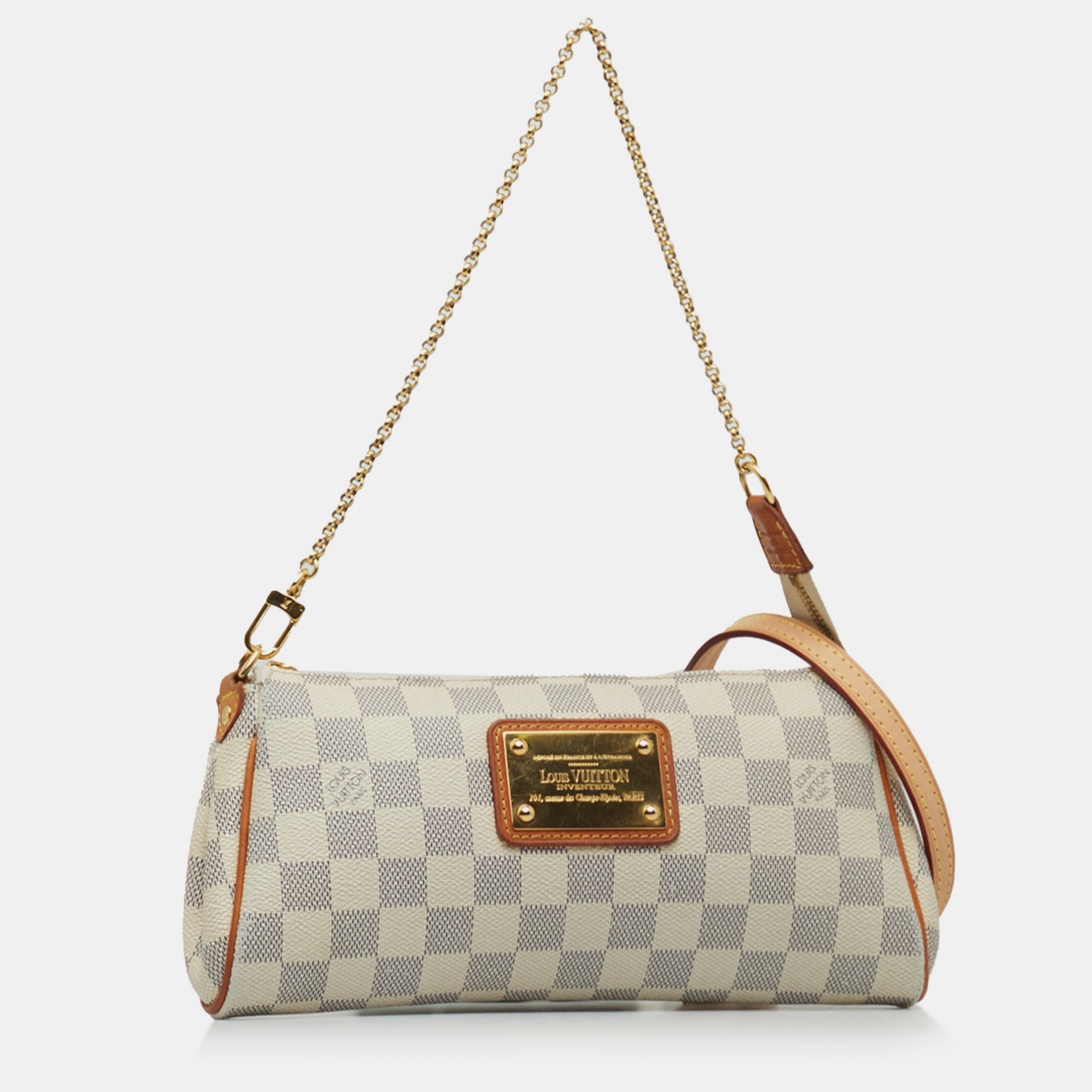 

Louis Vuitton White Canvas Damier Azur Eva