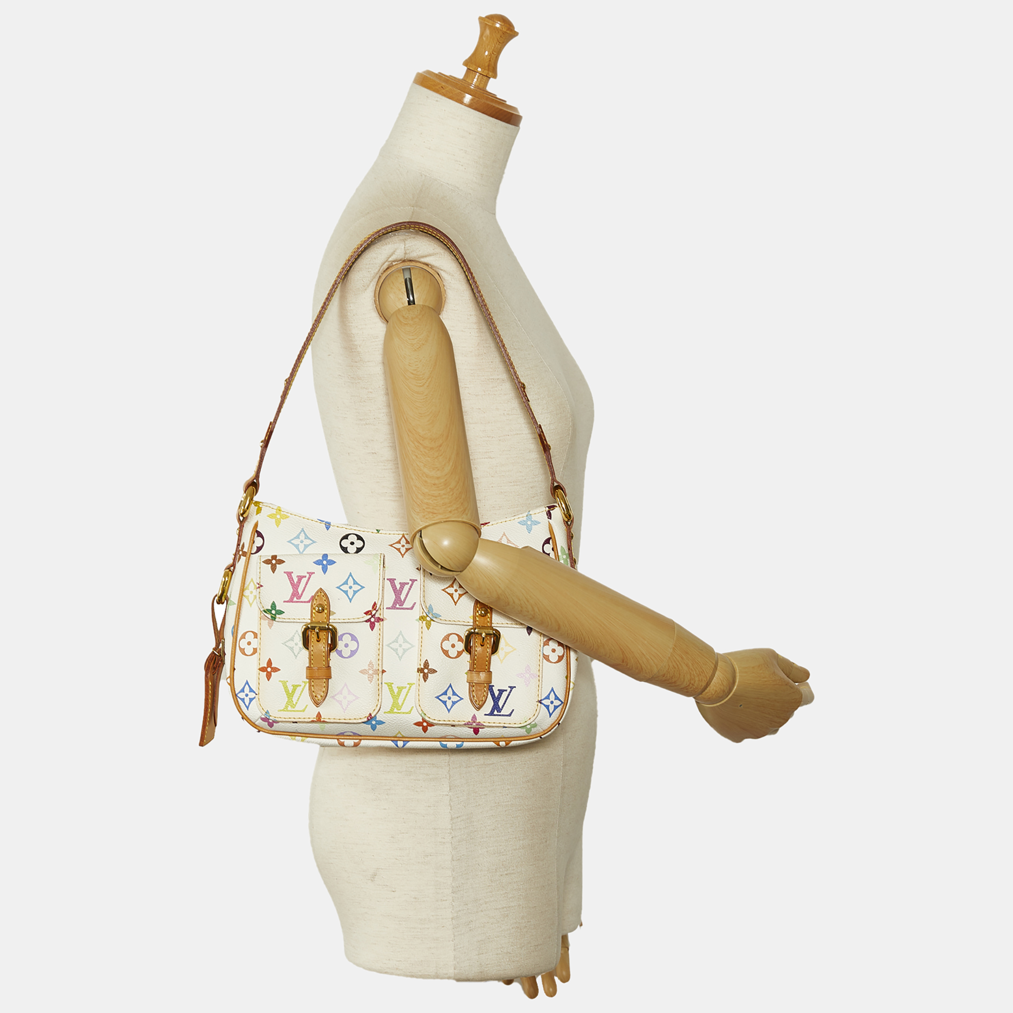 

Louis Vuitton Monogram Multicolore Lodge PM, White