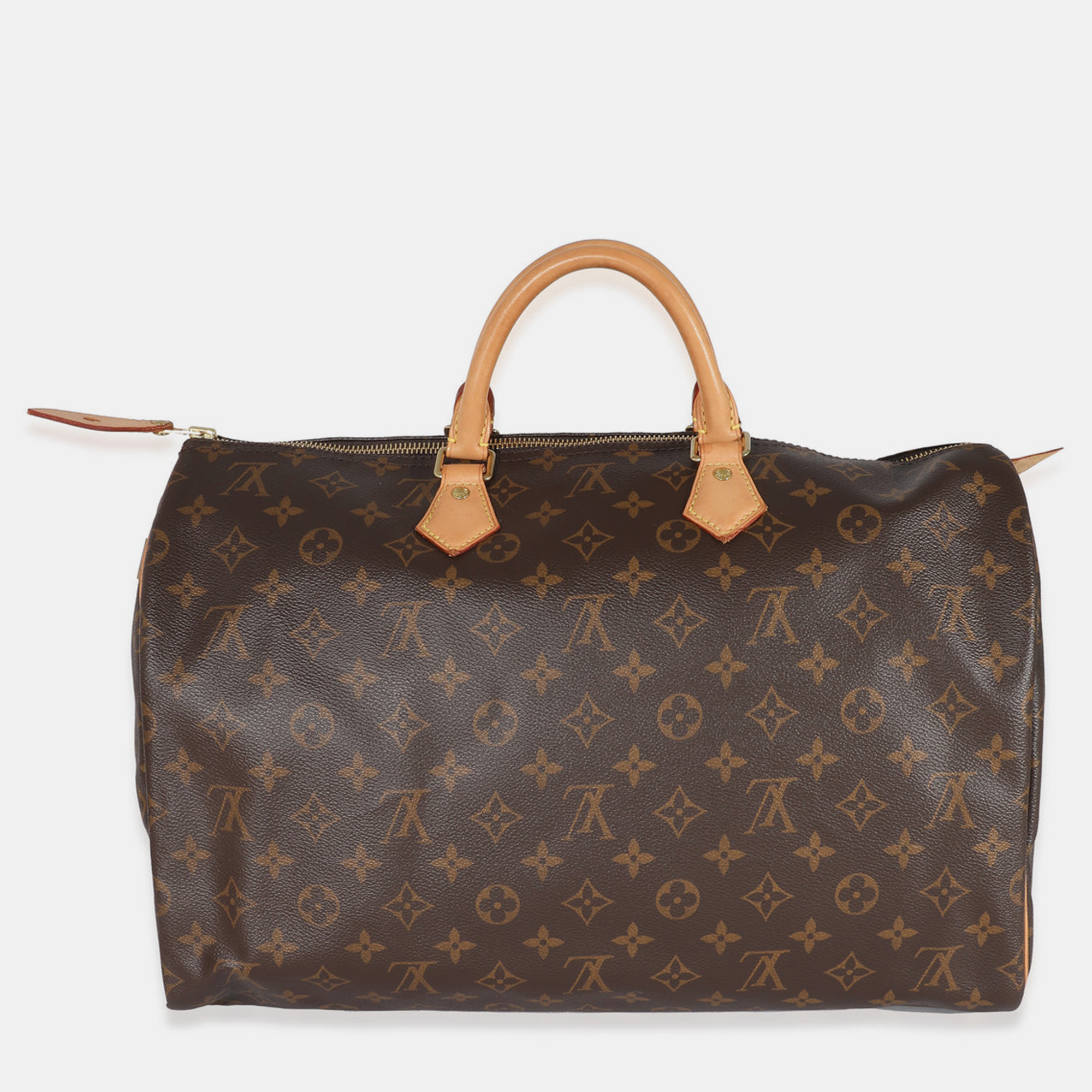 

Louis Vuitton Brown Monogram Canvas Speedy 40 Satchel