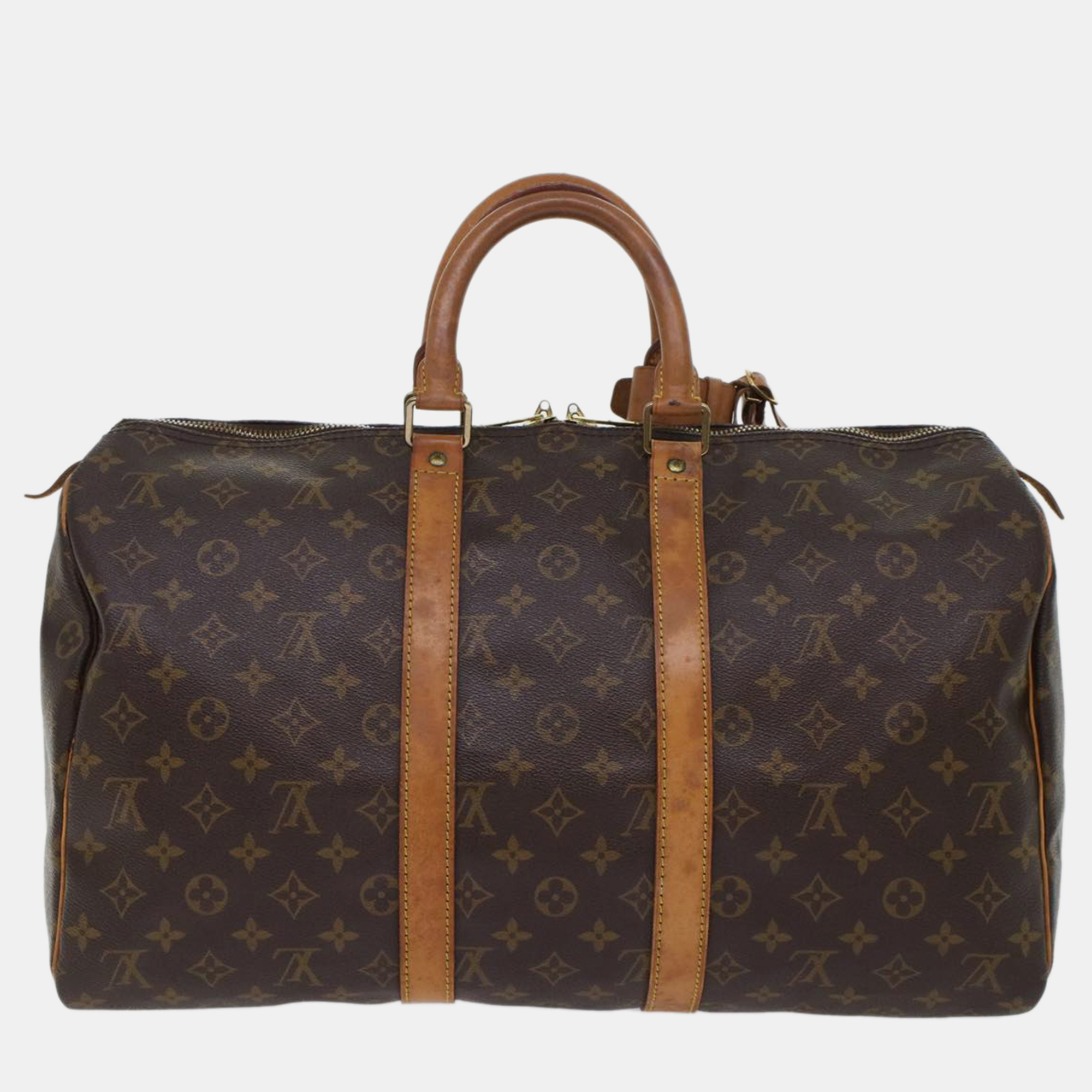 

Louis Vuitton Brown Monogram Canvas Keepall 45 Duffel Bag