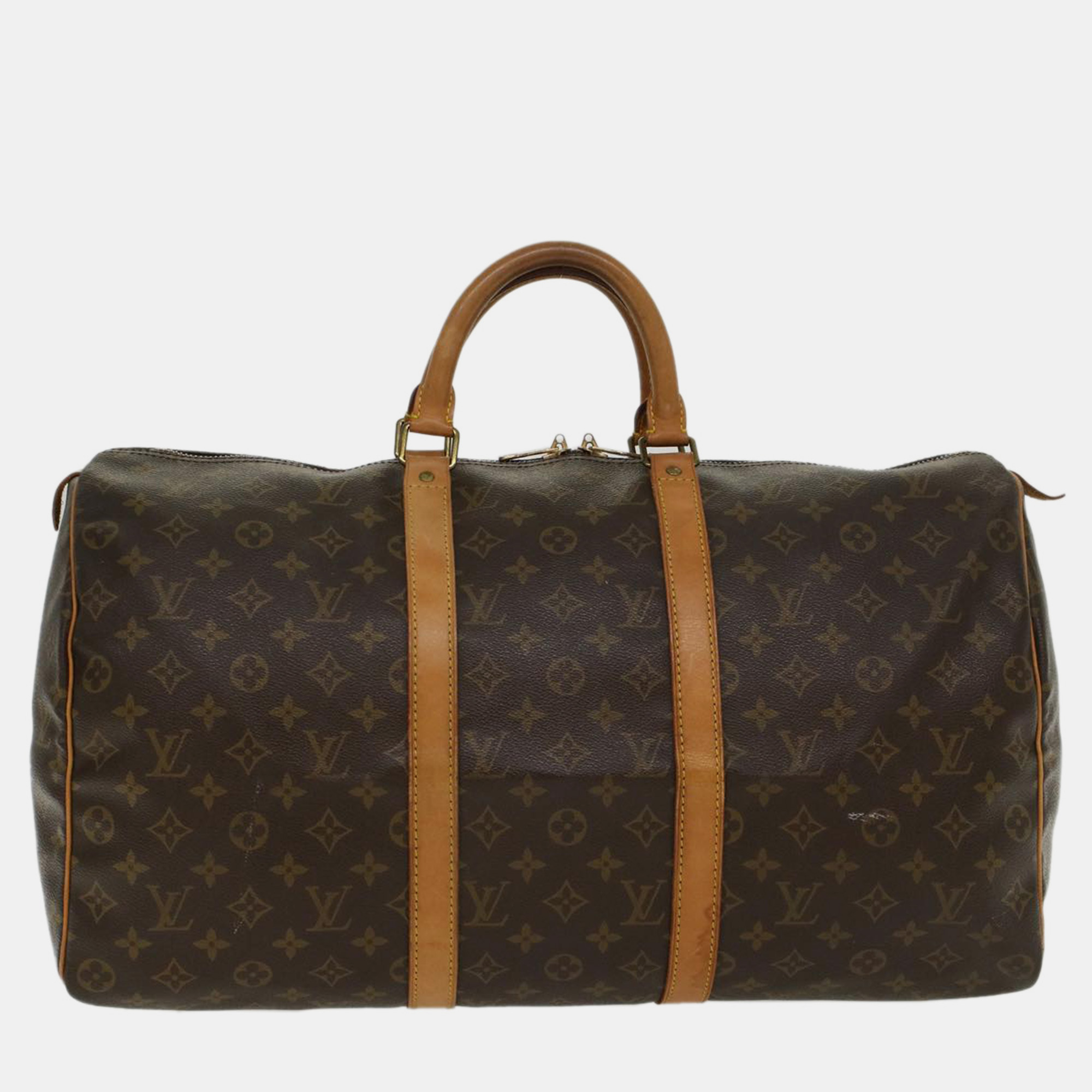 

Louis Vuitton Brown Monogram Canvas Keepall 50 Duffel Bag