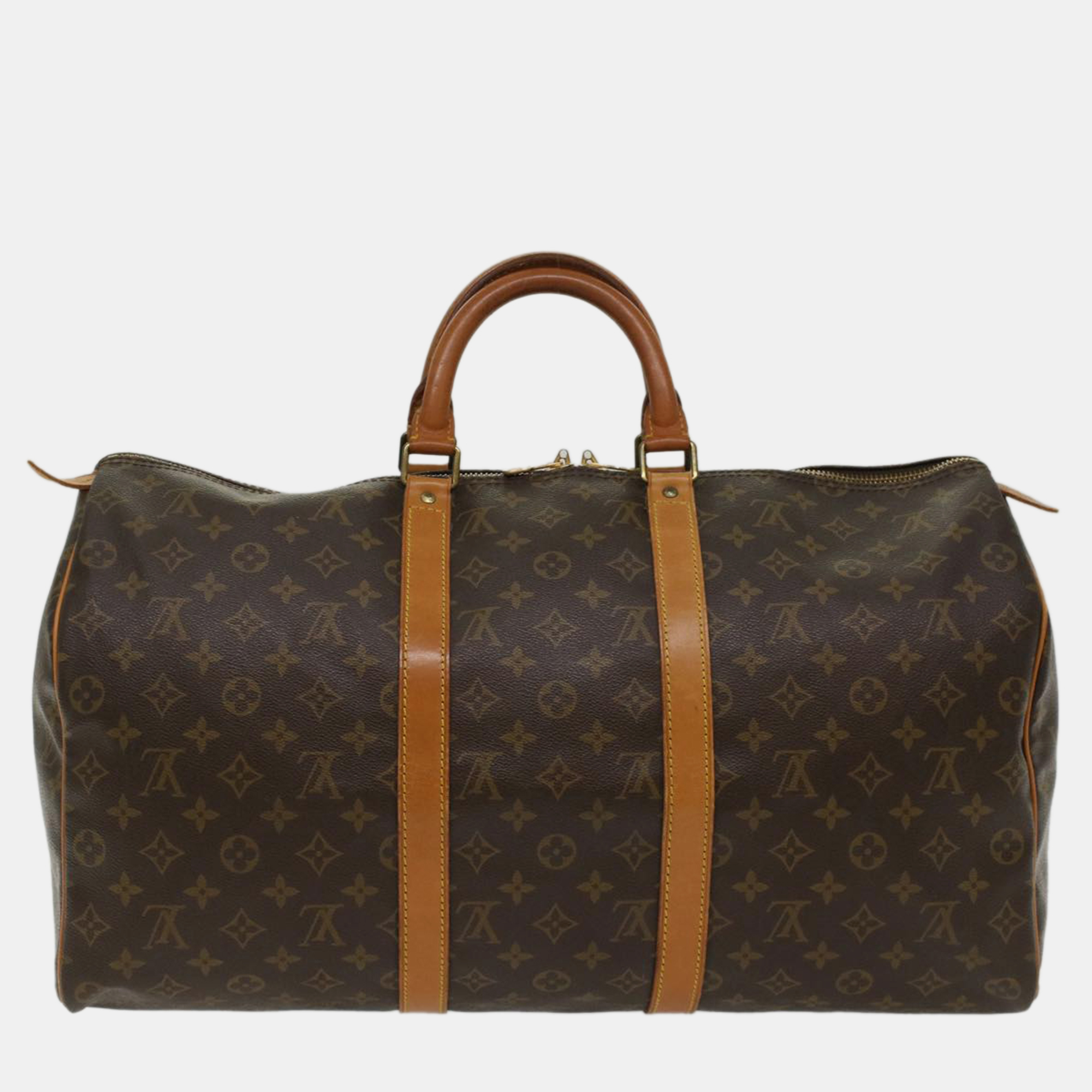 

Louis Vuitton Brown Monogram Canvas Keepall 50 Duffel Bag