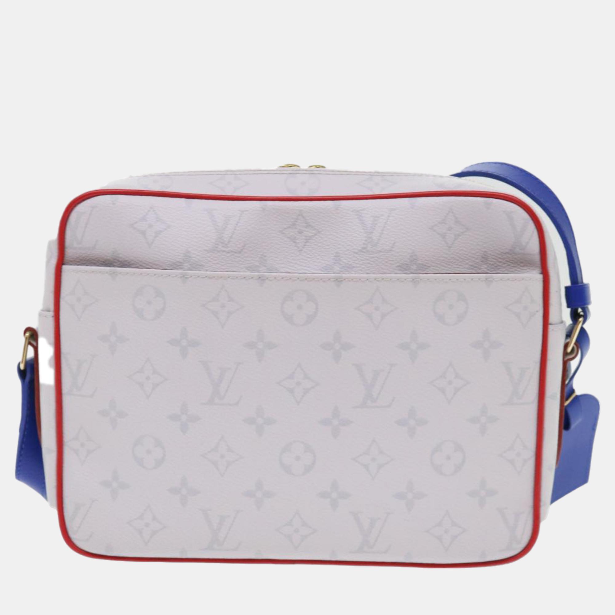 

Louis Vuitton White Canvas NBA Nile Shoulder Bag