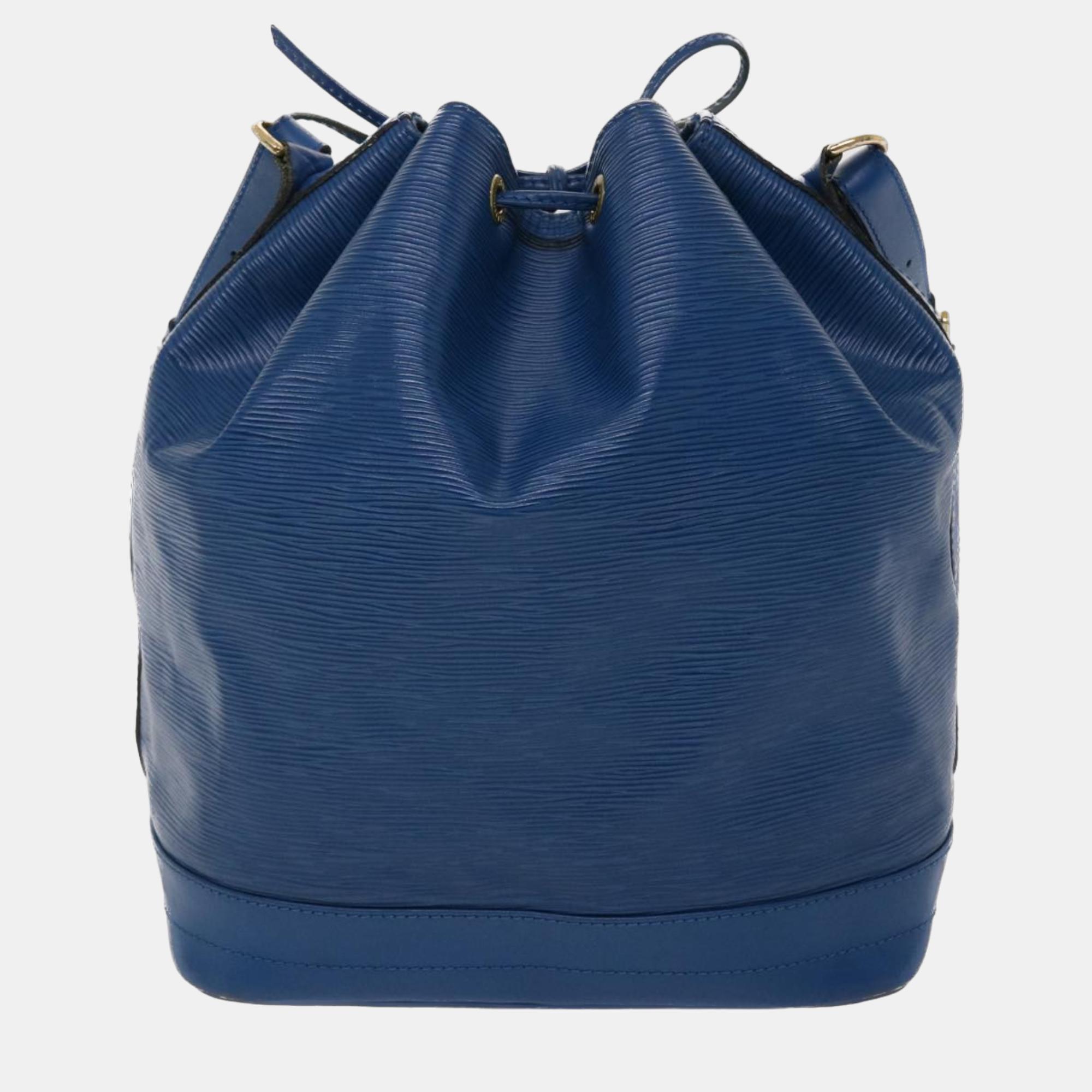 

Louis Vuitton Blue Epi Leather Noe Shoulder Bag
