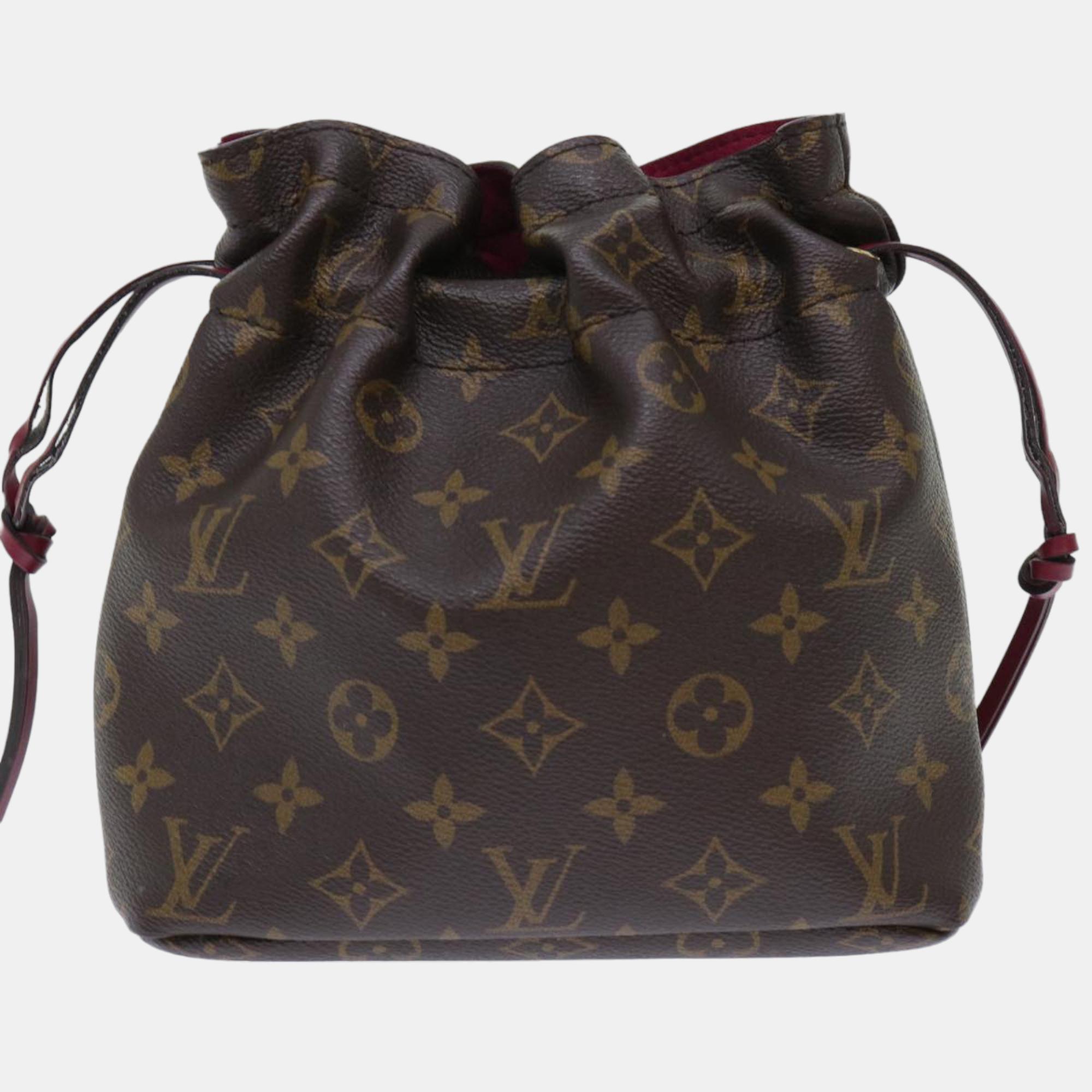 

Louis Vuitton Brown Monogram Canvas Petite Noe Bucket Bag