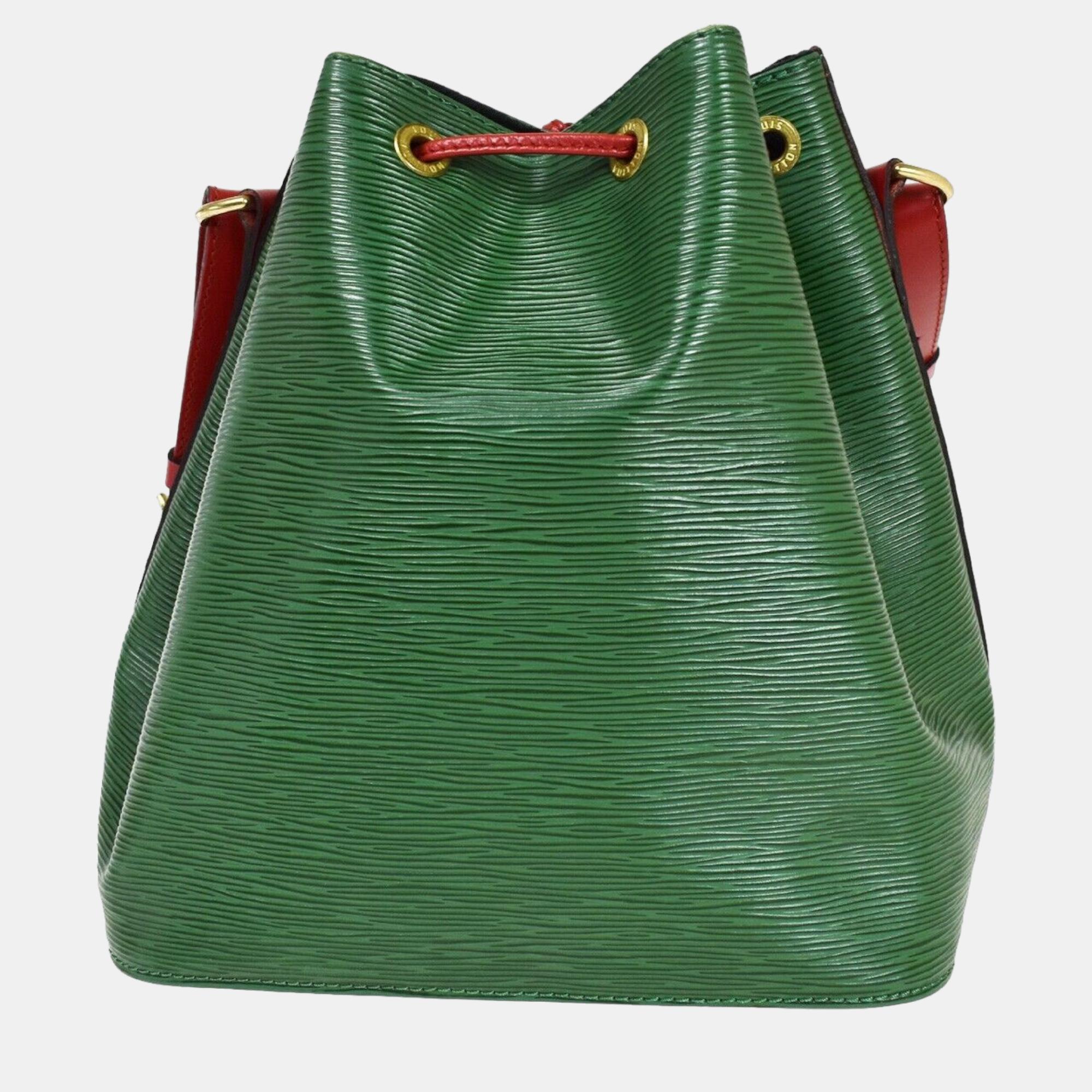 

Louis Vuitton Green Epi Leather Noe Bucket Bag