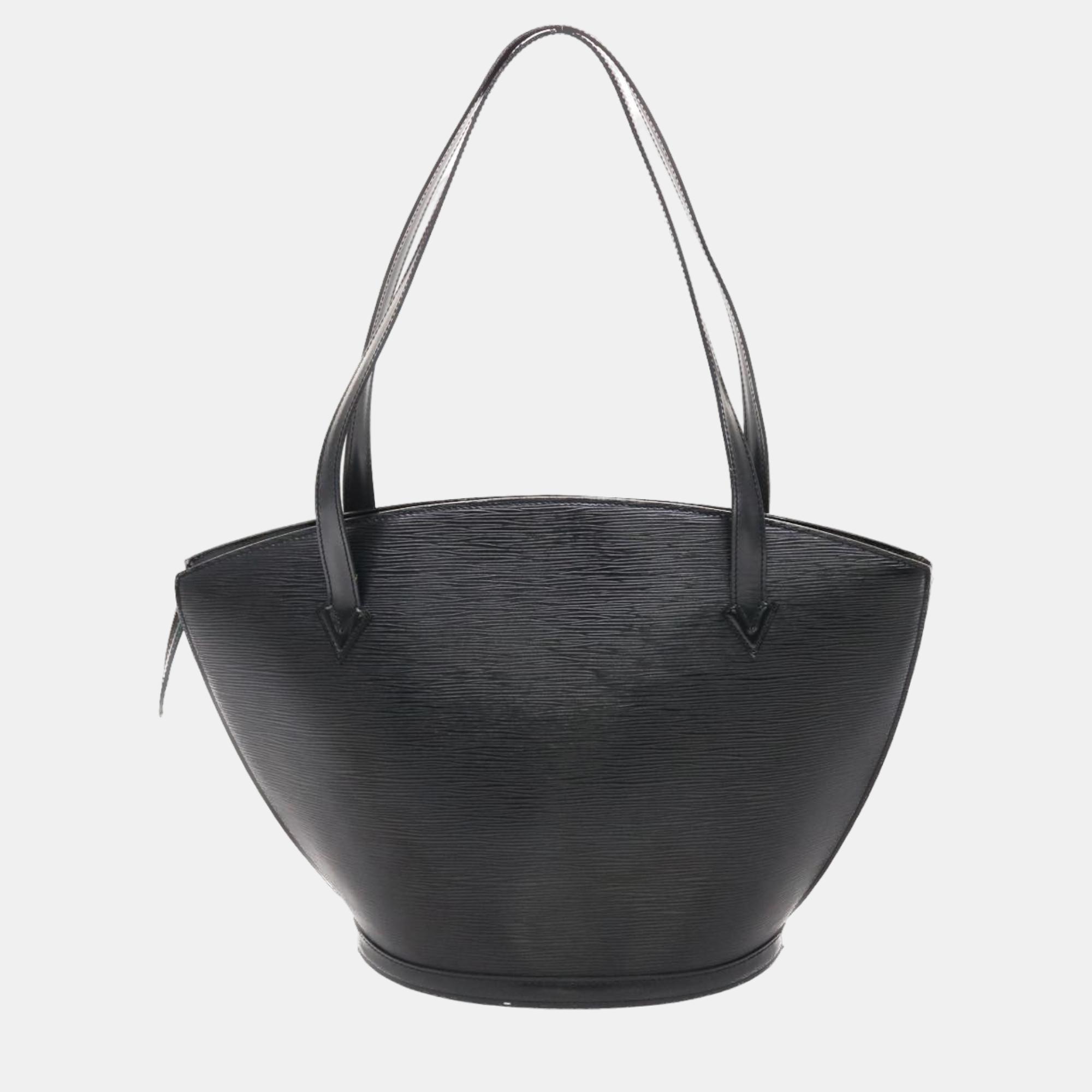 

Louis Vuitton Black Epi Leather Saint Jacques Shoulder Bag