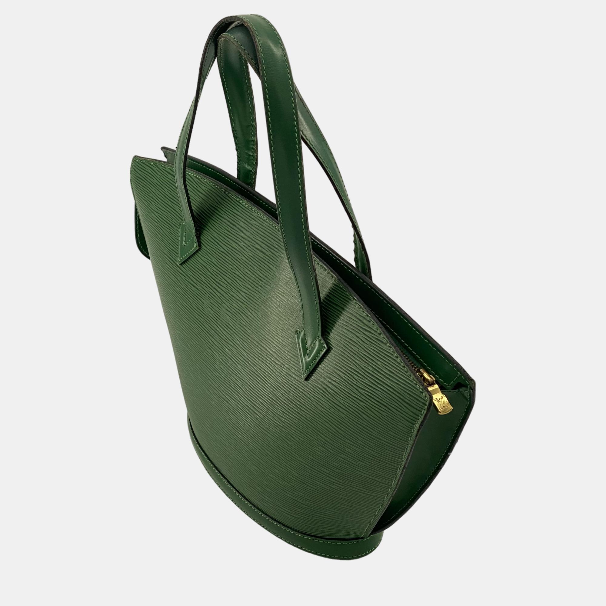 

Louis Vuitton Green Epi Leather Saint Jacques Shoulder Bag