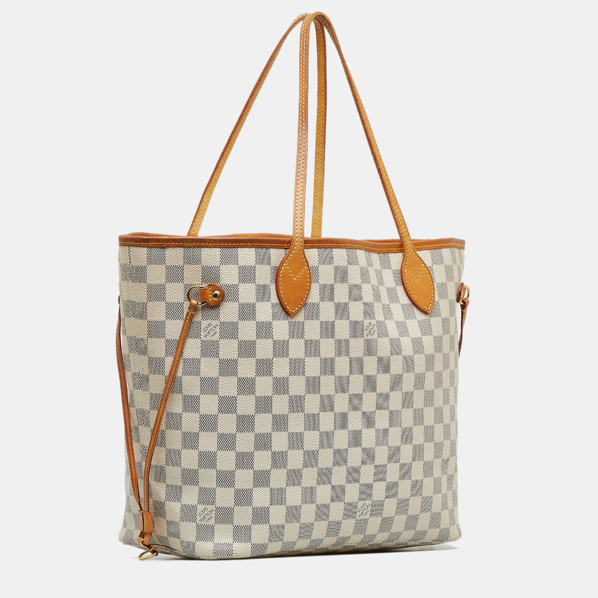 

Louis Vuitton Damier Azur Neverfull MM, White