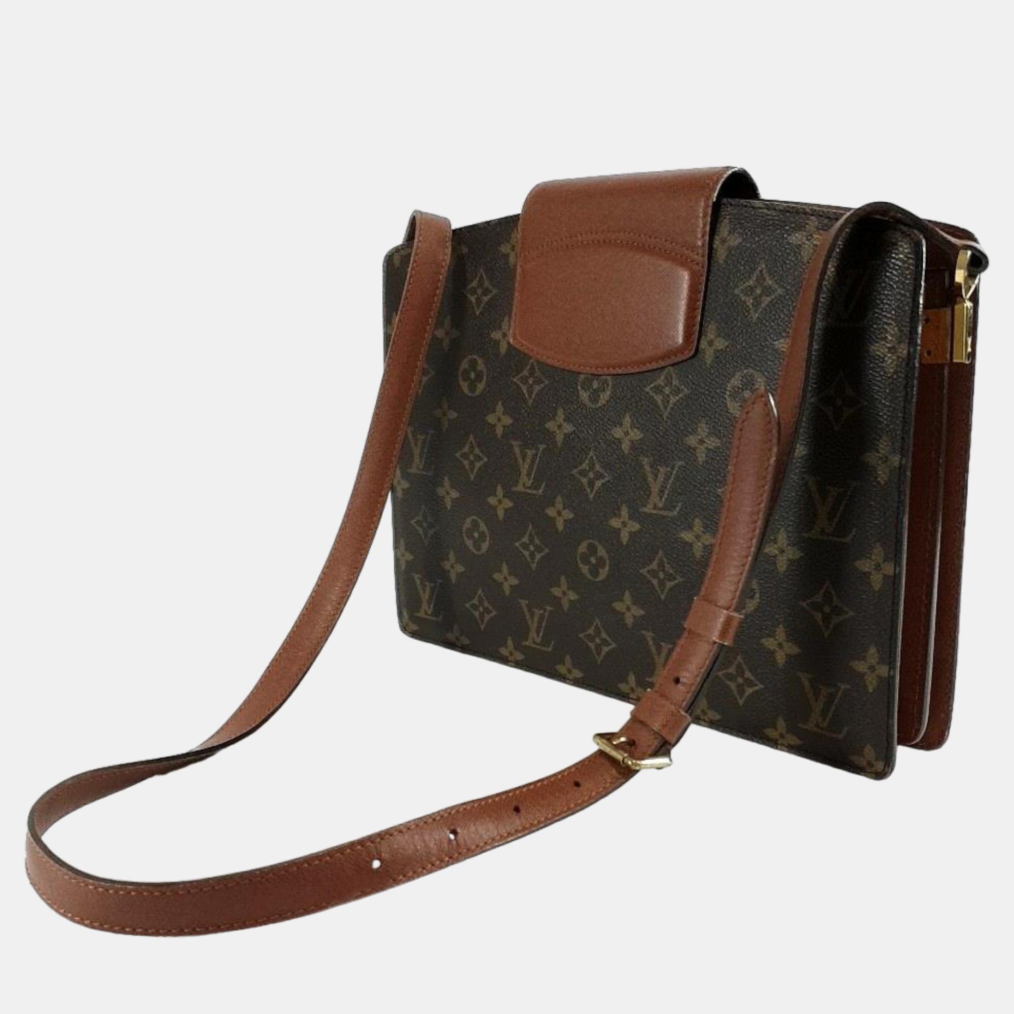 

Louis Vuitton monogram shoulder bag, Brown