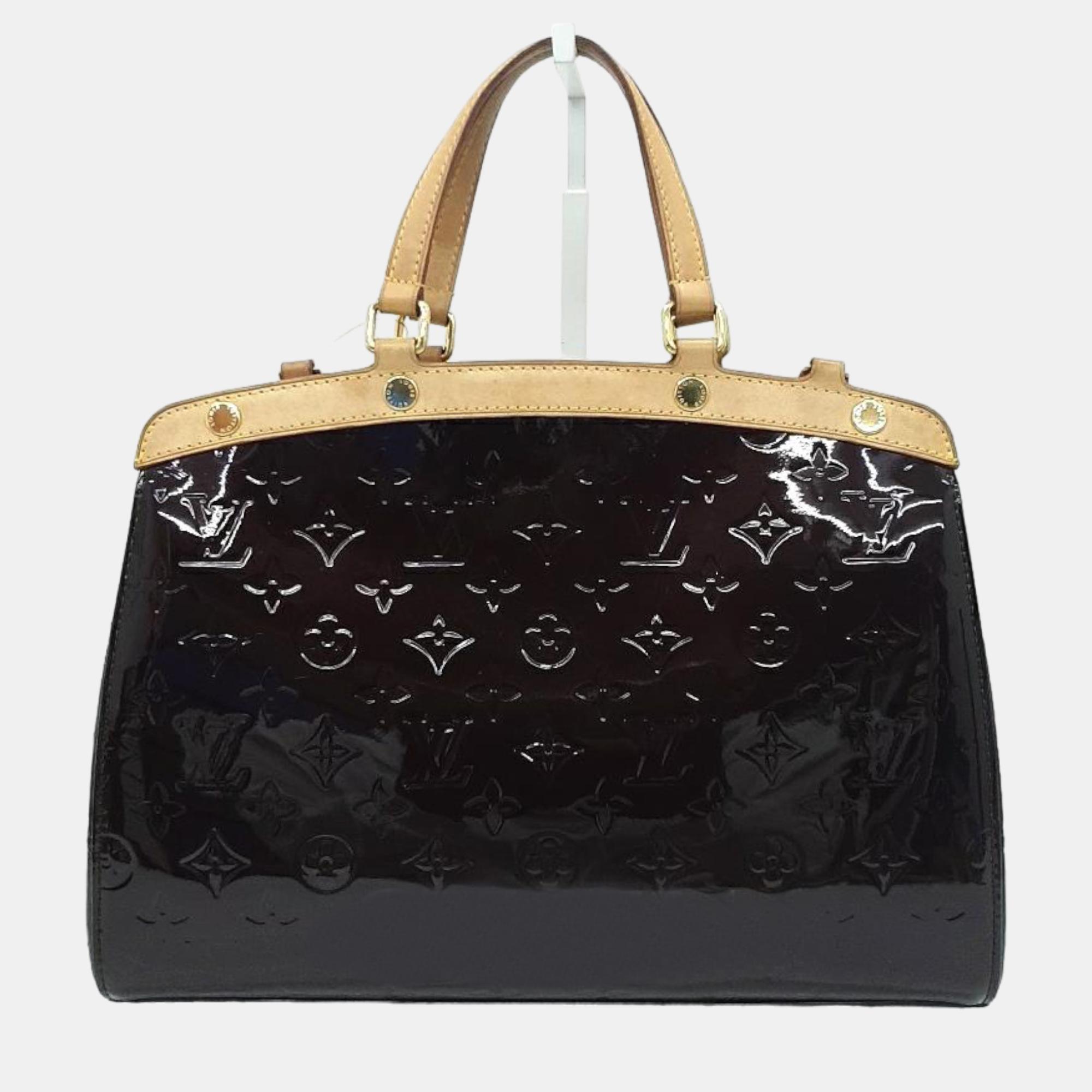 

Louis Vuitton Vernis BreaMM, Burgundy