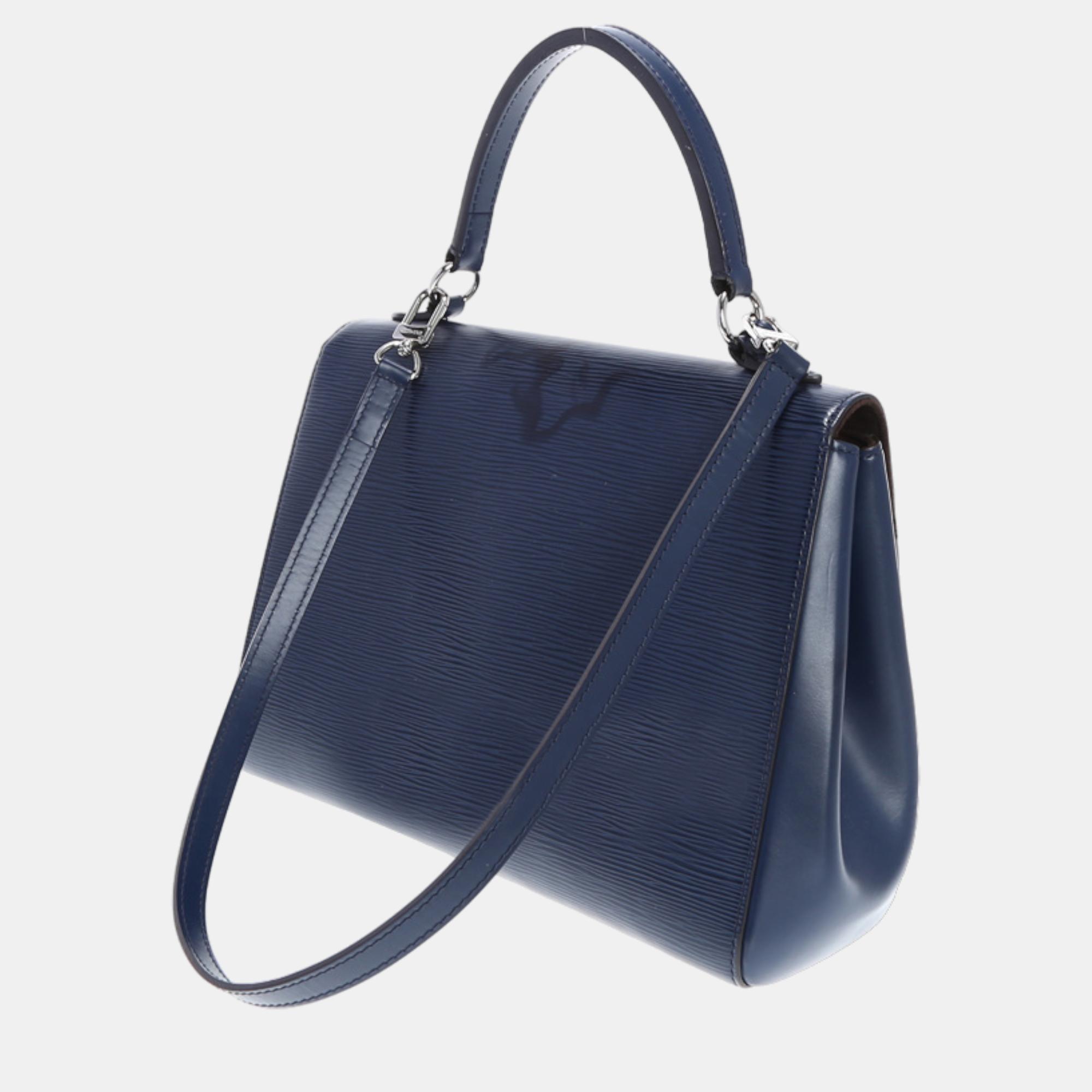 

Louis Vuitton Epi Leather Cluny MM, Navy blue