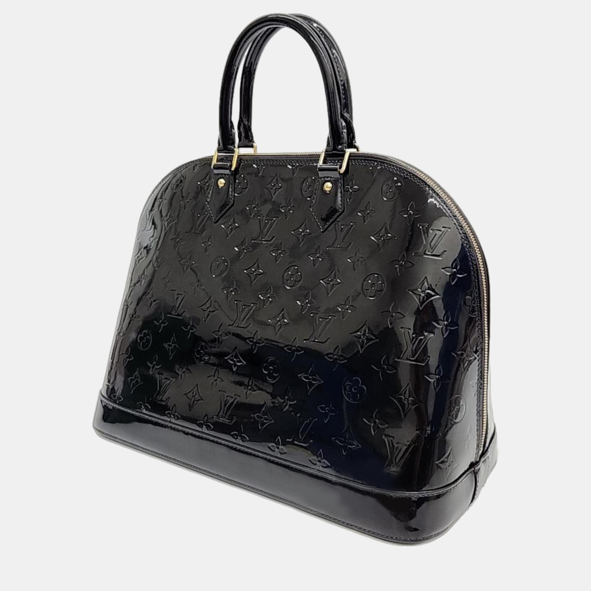 

Louis Vuitton Vernis Alma GM, Black