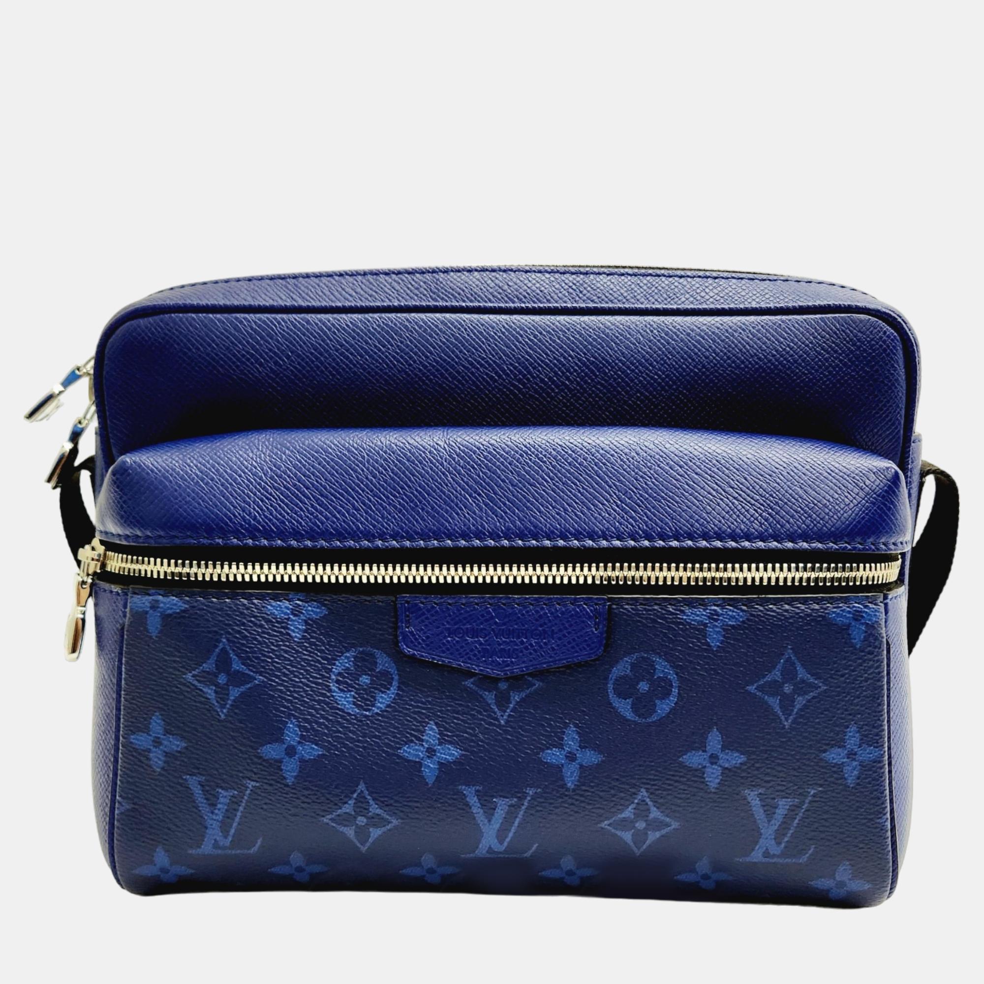 

Louis Vuitton Blue Taiga Leather Outdoor Messenger PM Shoulder Bag