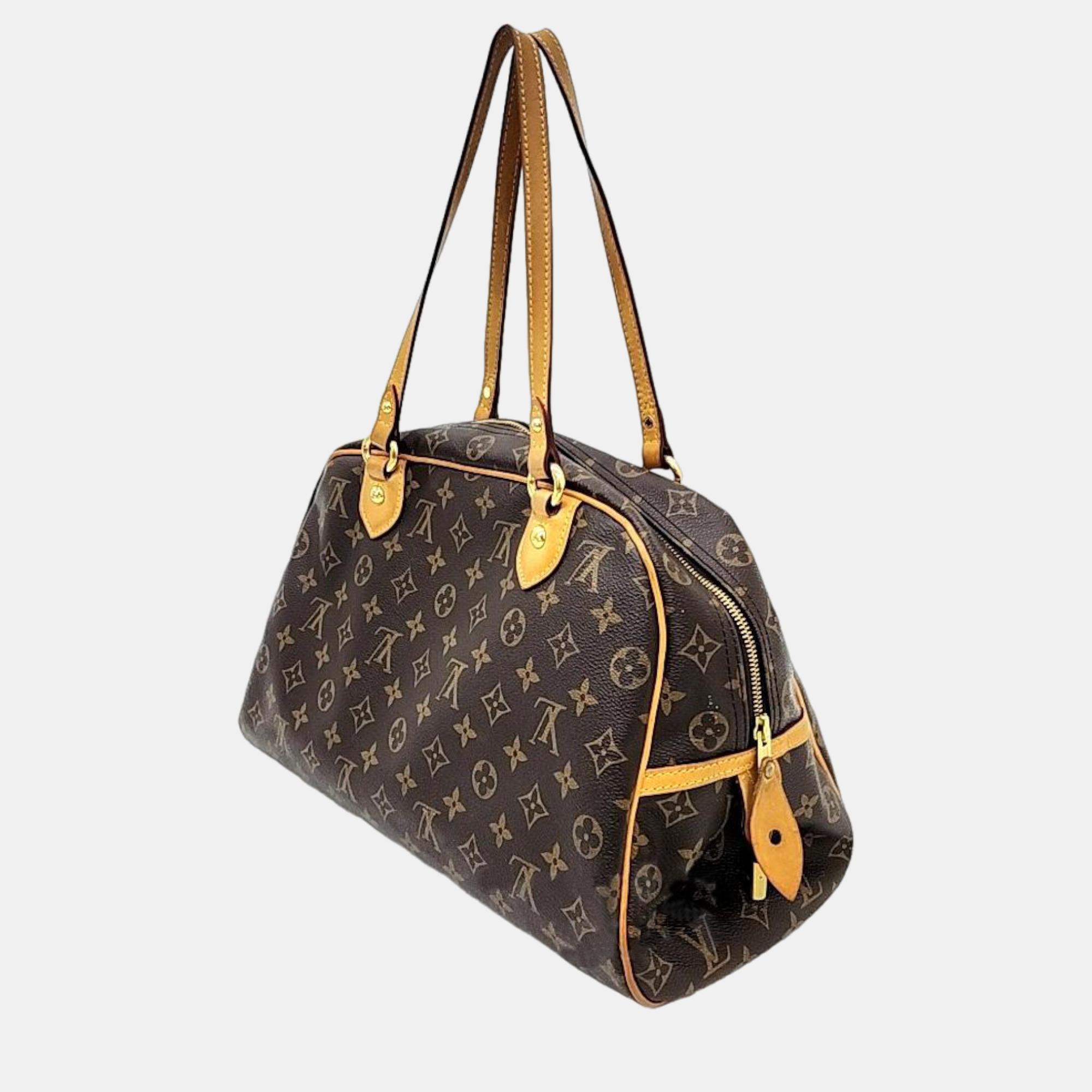 

Louis Vuitton Monogram Montrogoy GM, Brown