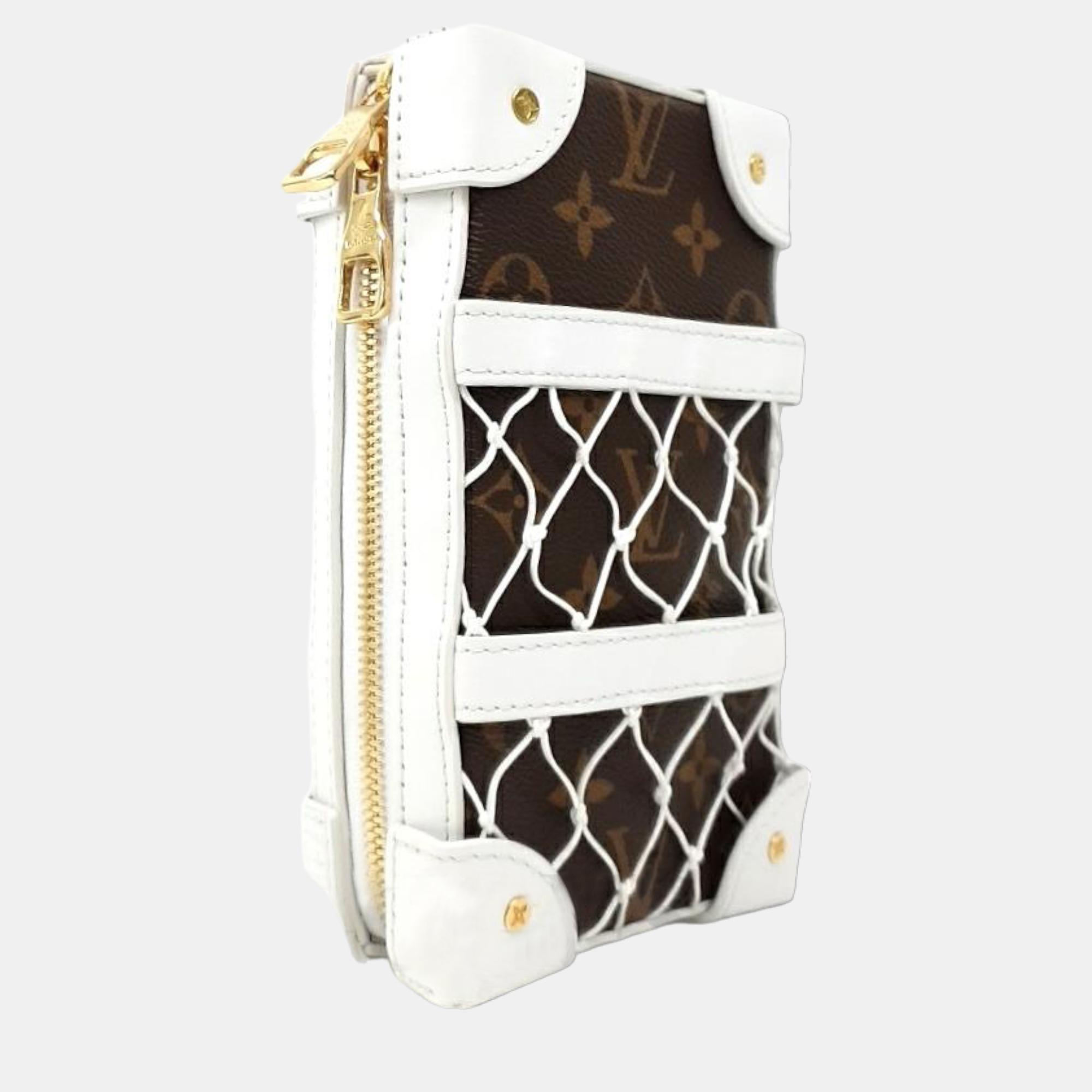 

Louis Vuitton NBA Soft Trunk Phone Box, Brown