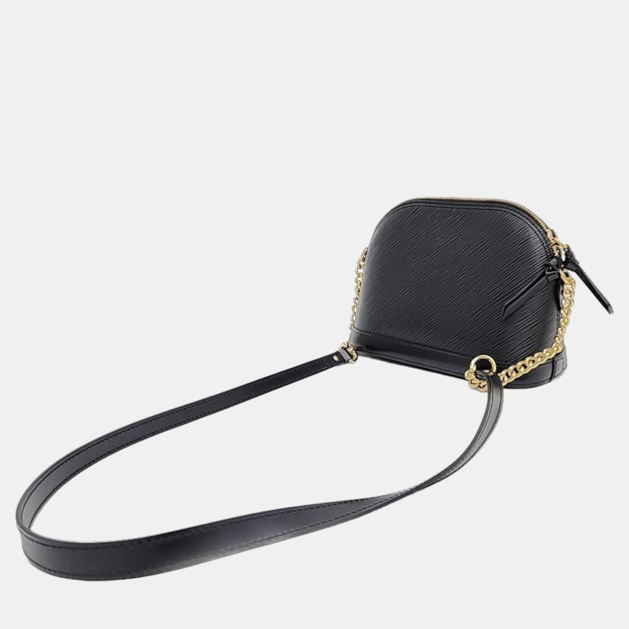 

Louis Vuitton Epi Alma Mini, Black