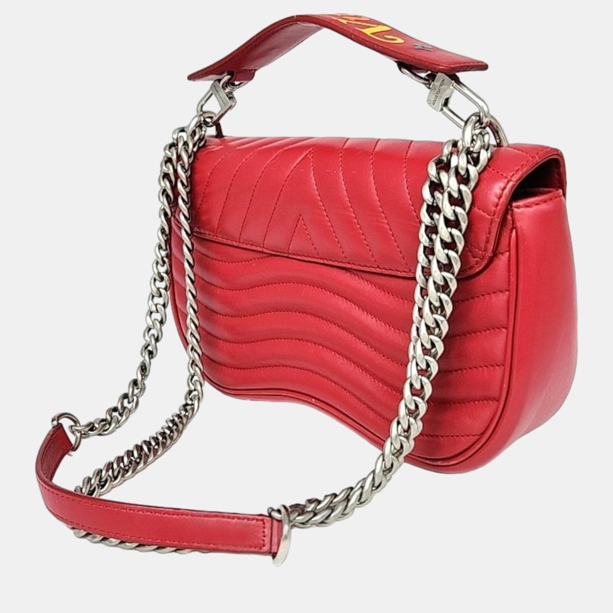 

Louis Vuitton New Wave Chain Bag MM, Red