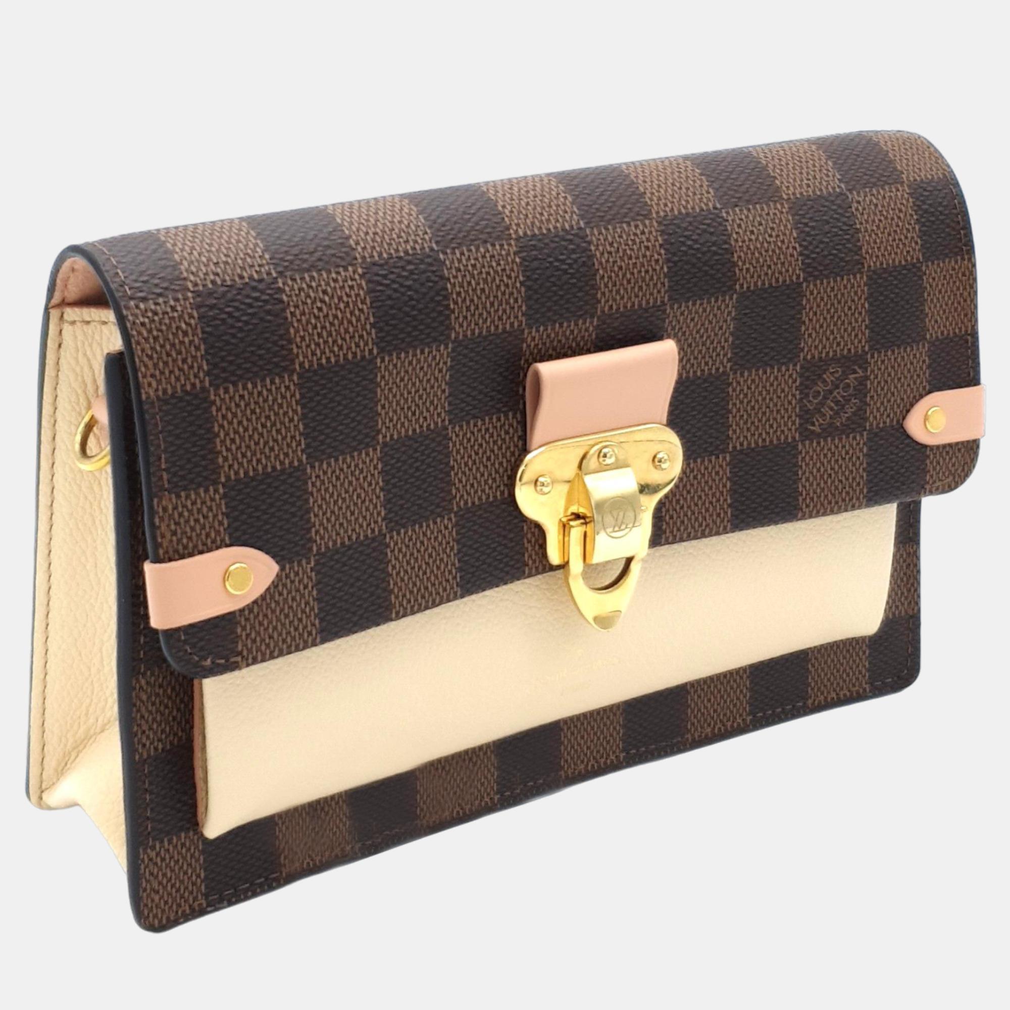 

Louis Vuitton Damier Babin Chain Wallet, Brown