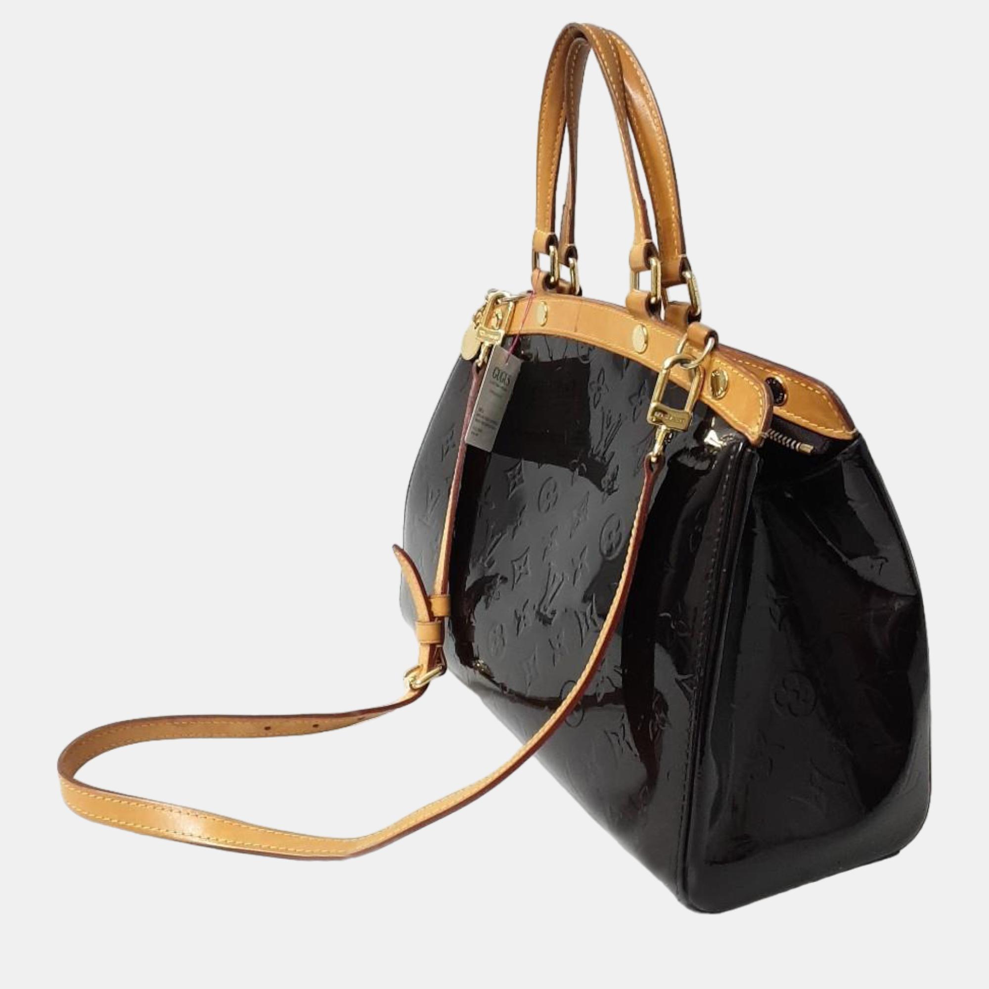 

Louis Vuitton Vernis BreaMM, Burgundy