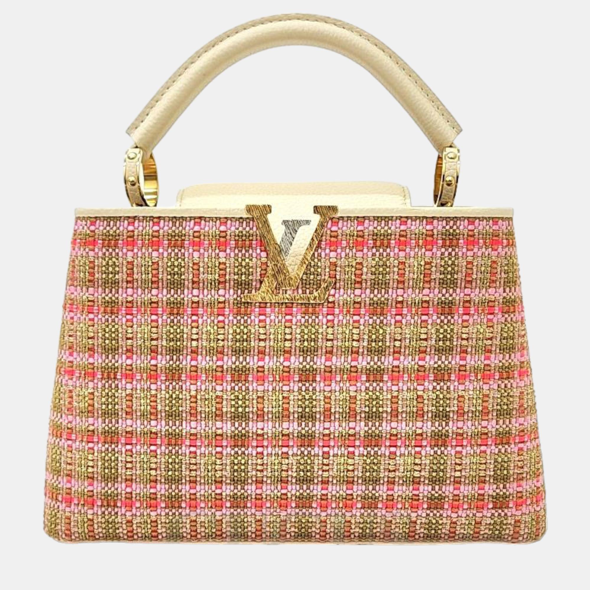 

Louis Vuitton Tweed Capucine BB, Multicolor