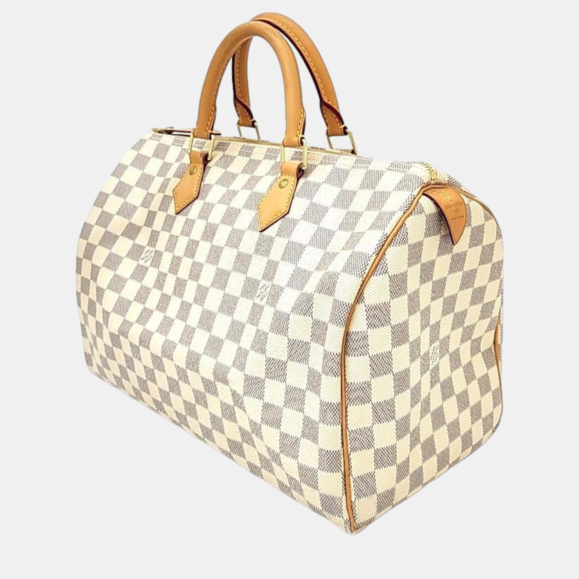 

Louis Vuitton Azur Speedy 35, Blue