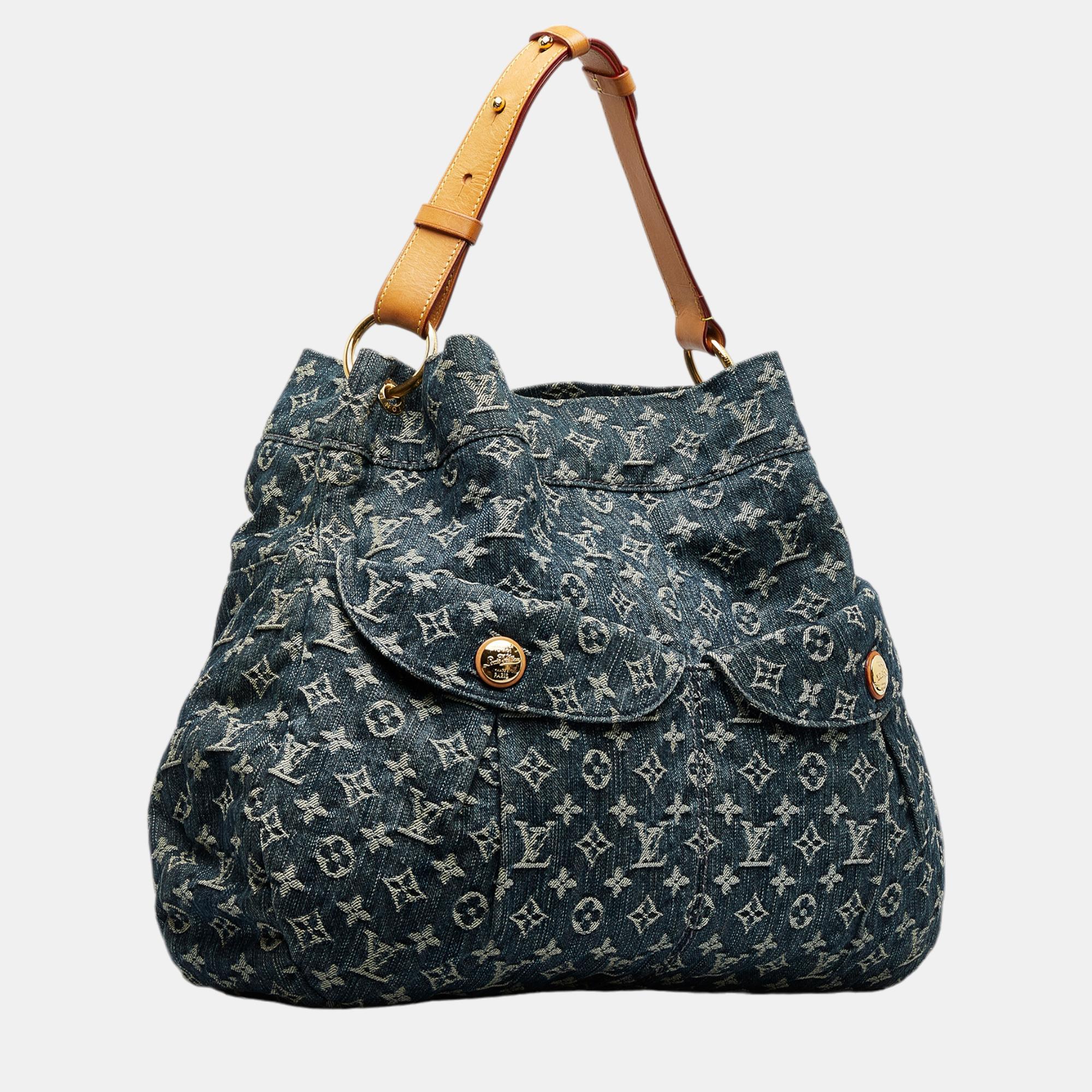 

Louis Vuitton Blue Monogram Denim Daily GM