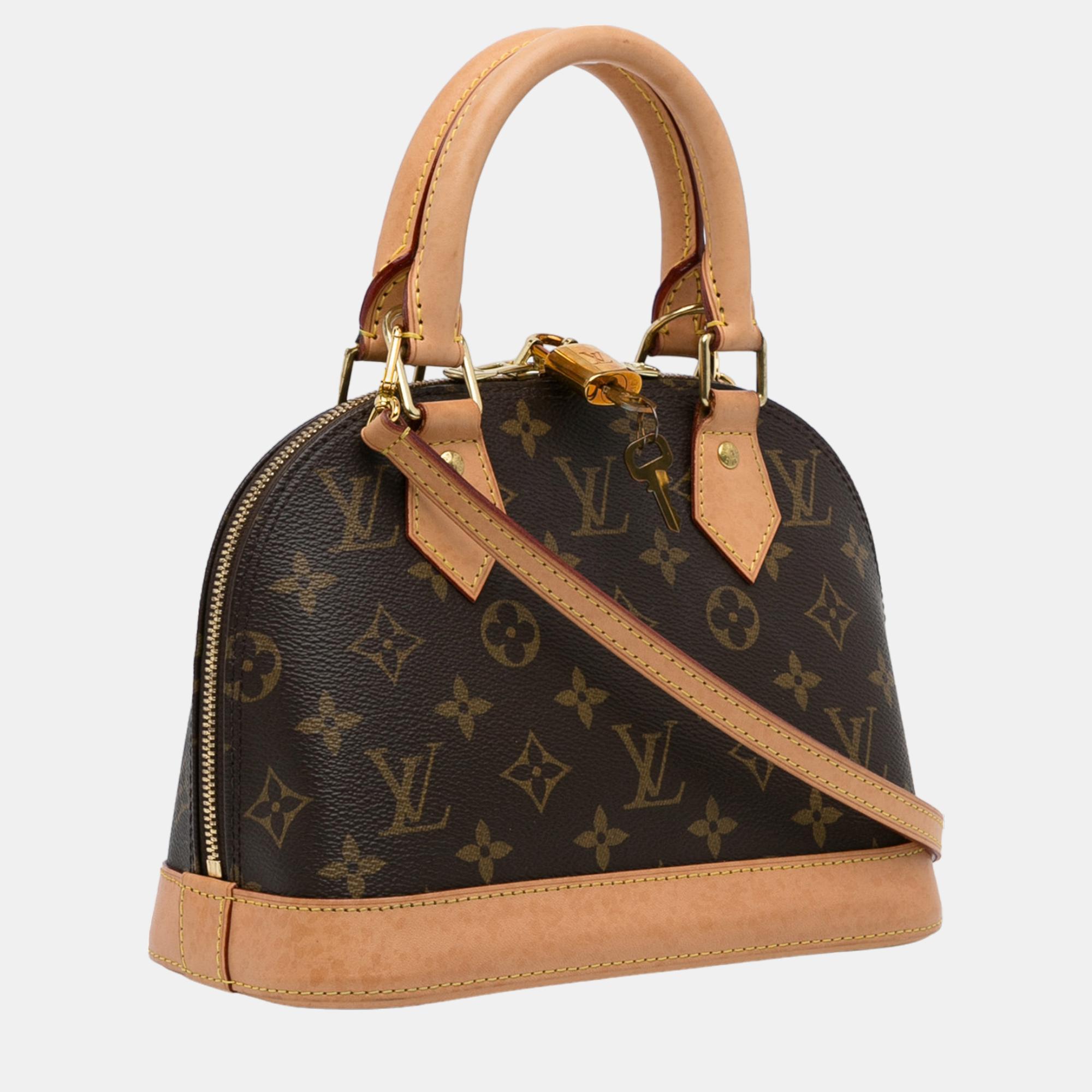 

Louis Vuitton Brown Monogram Alma BB