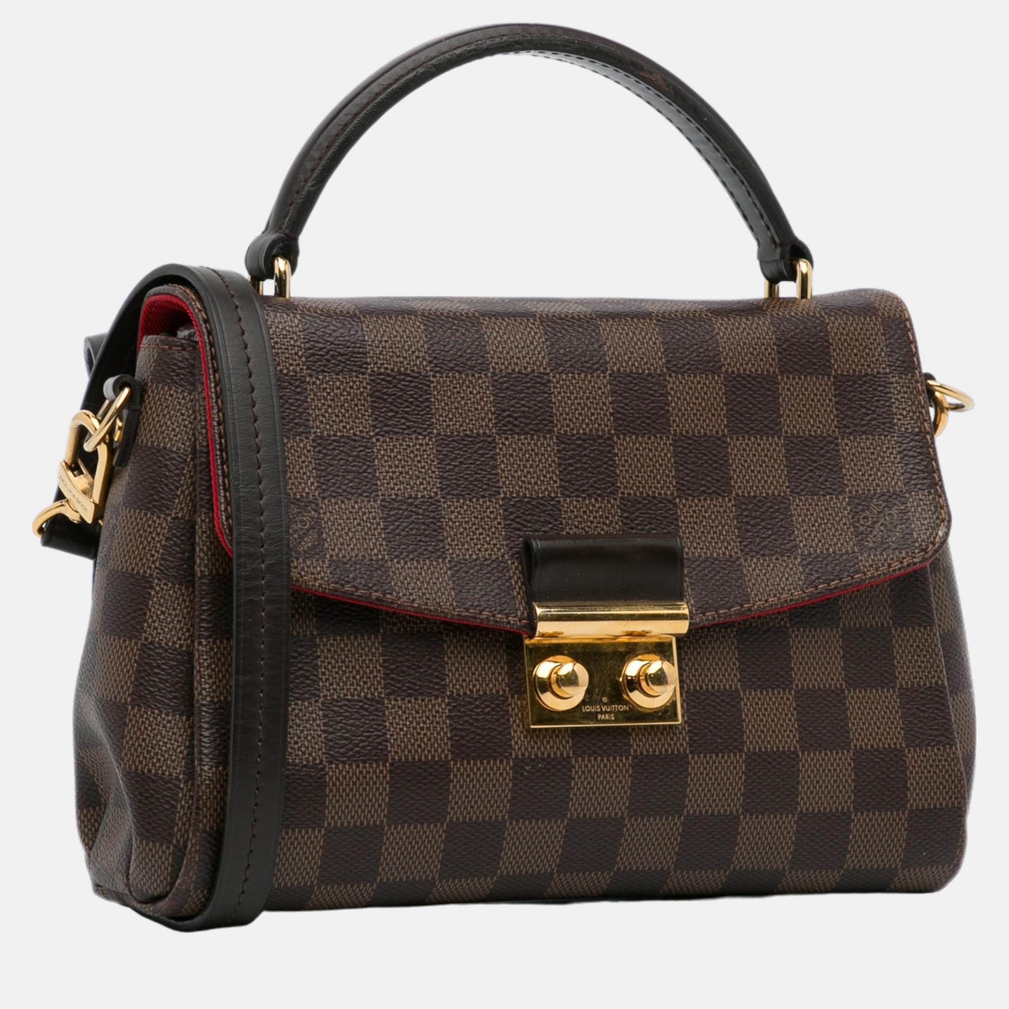 

Louis Vuitton Brown Damier Ebene Croisette