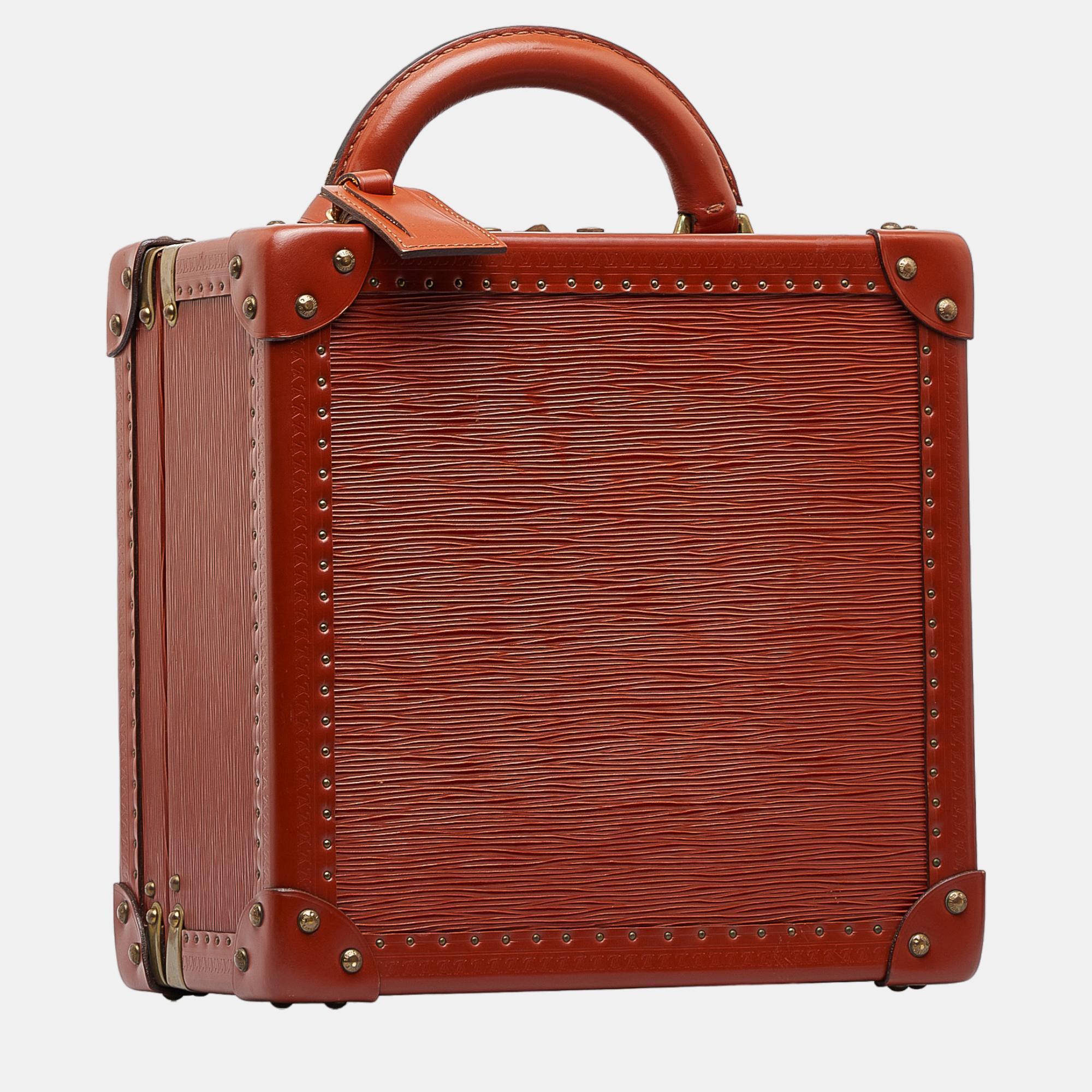 

Louis Vuitton Brown Epi Tabor 26 Trunk