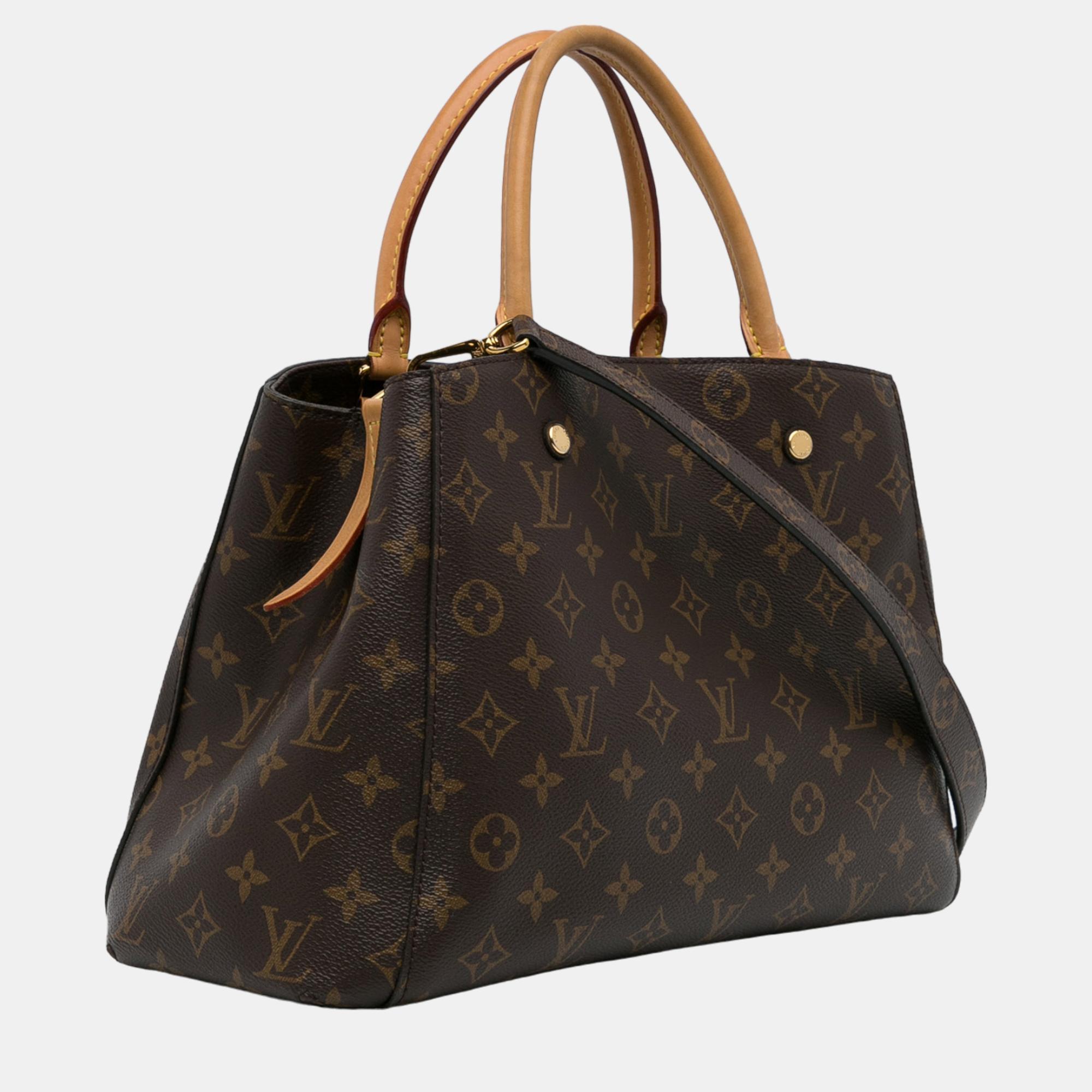 

Louis Vuitton Brown Monogram Montaigne MM