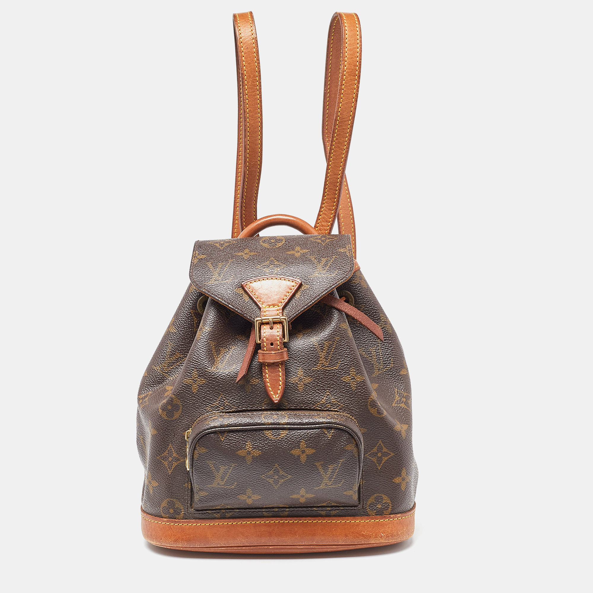 

Louis Vuitton Monogram Canvas Mini Montsouris Backpack, Brown