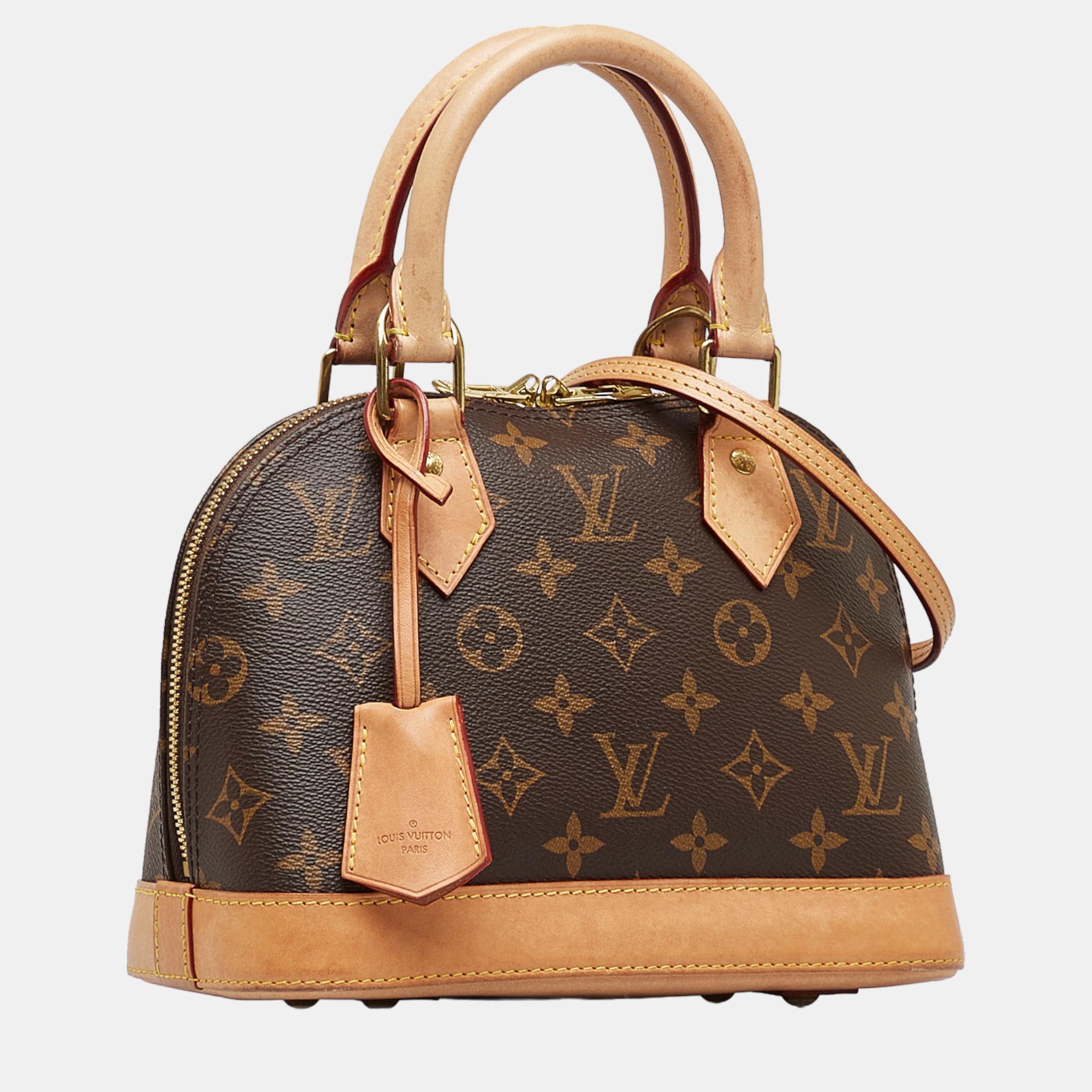 

Louis Vuitton Brown Monogram Alma BB