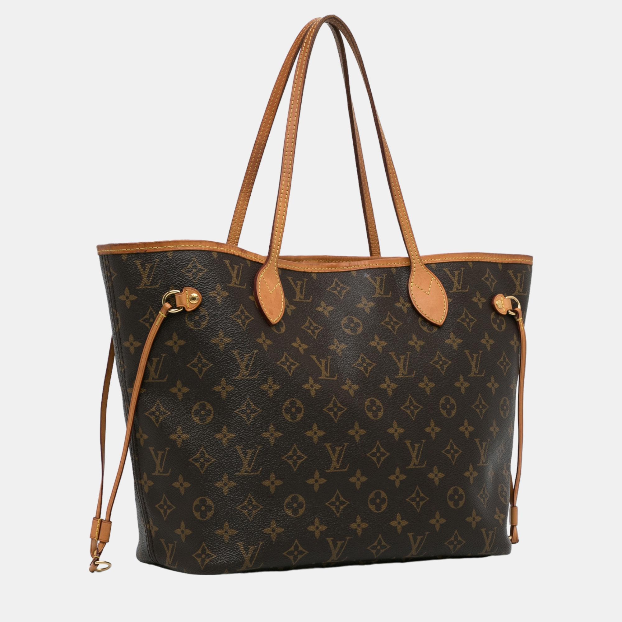 

Louis Vuitton Brown Monogram Neverfull MM