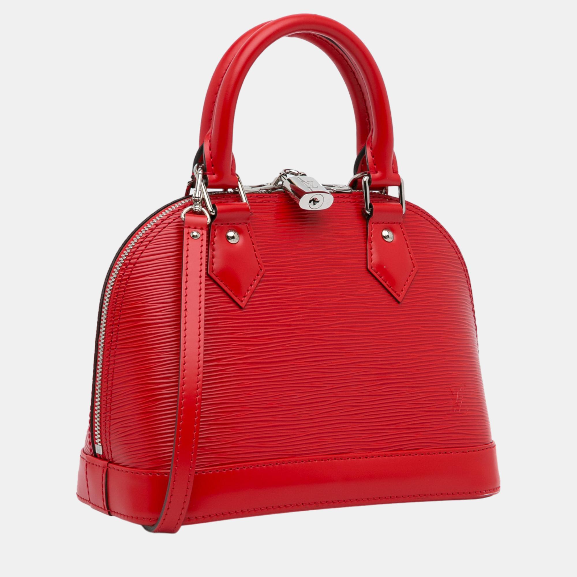 

Louis Vuitton Red Epi Alma BB