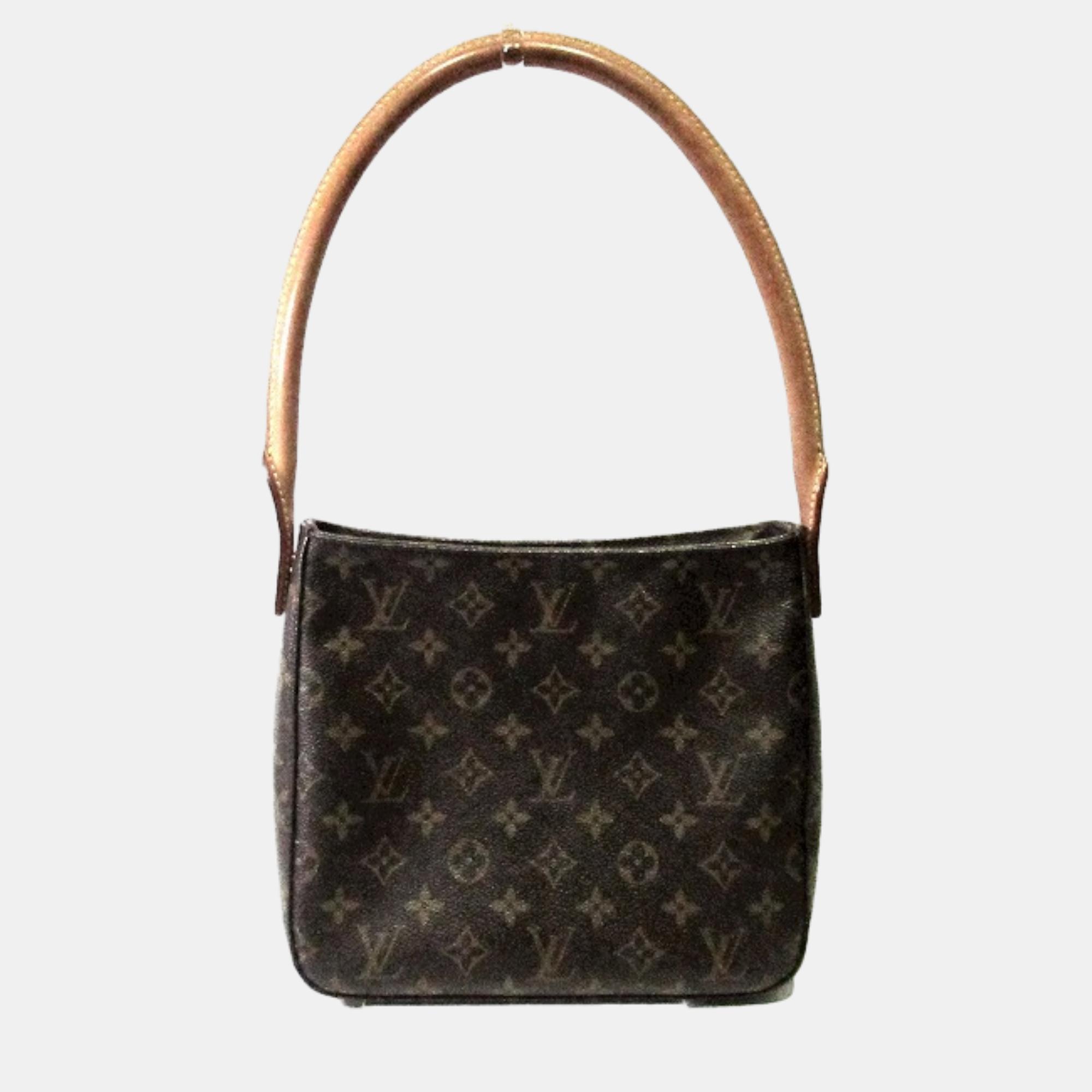 

Louis Vuitton Brown Canvas Monogram Looping MM Handbag