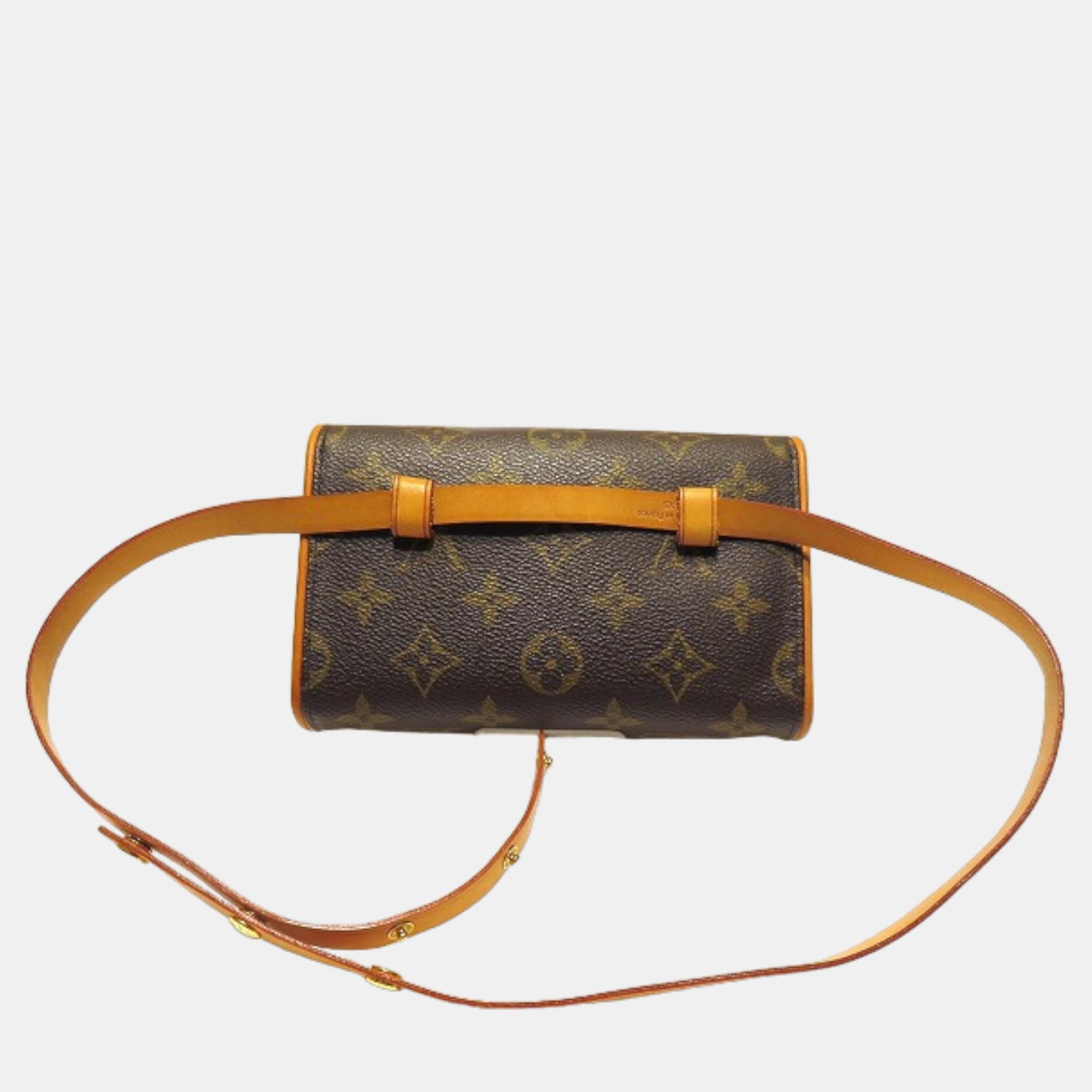 

Louis Vuitton Brown Canvas Monogram Pochette Florentine Belt Bag