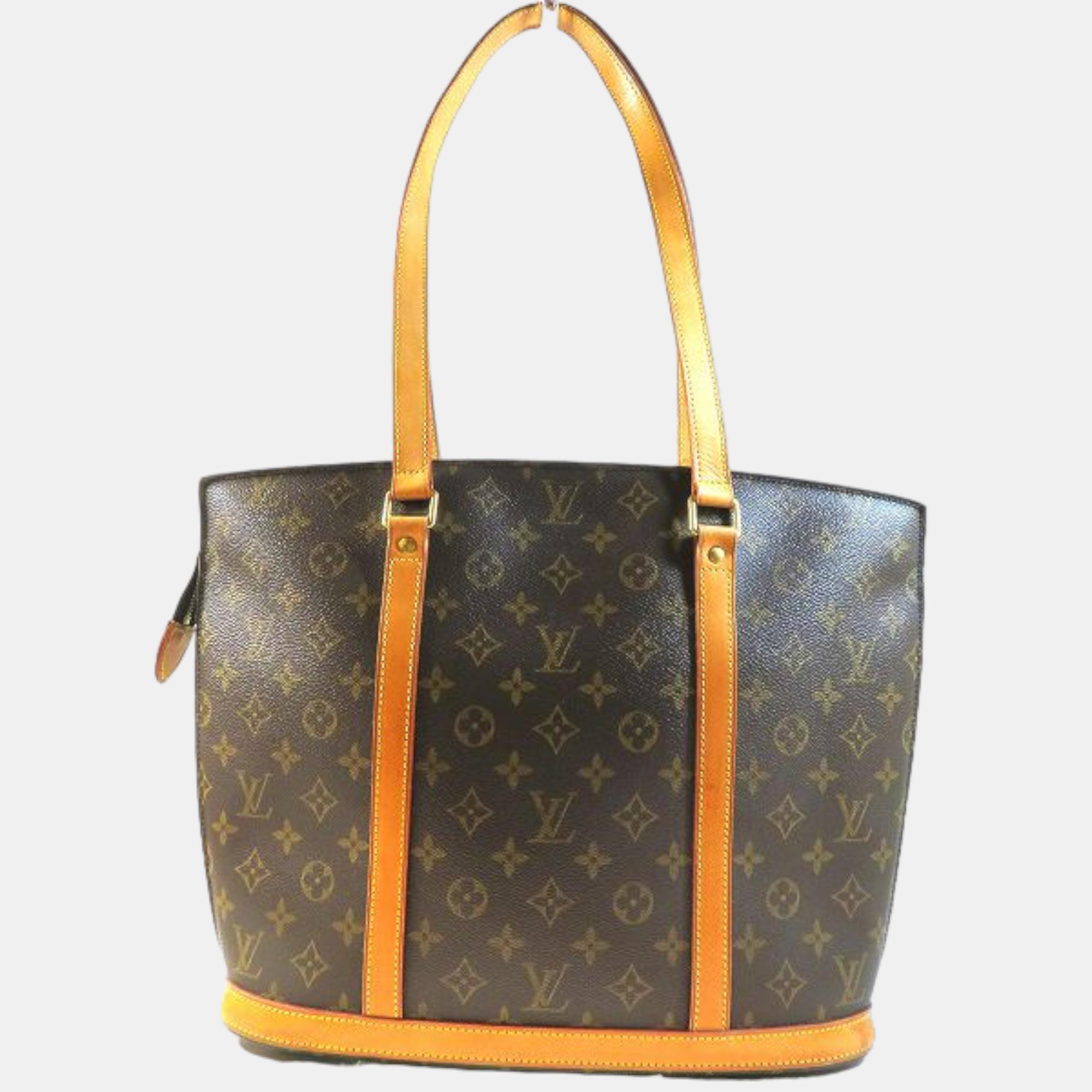 

Louis Vuitton Brown Canvas Monogram Babylone Tote Bag