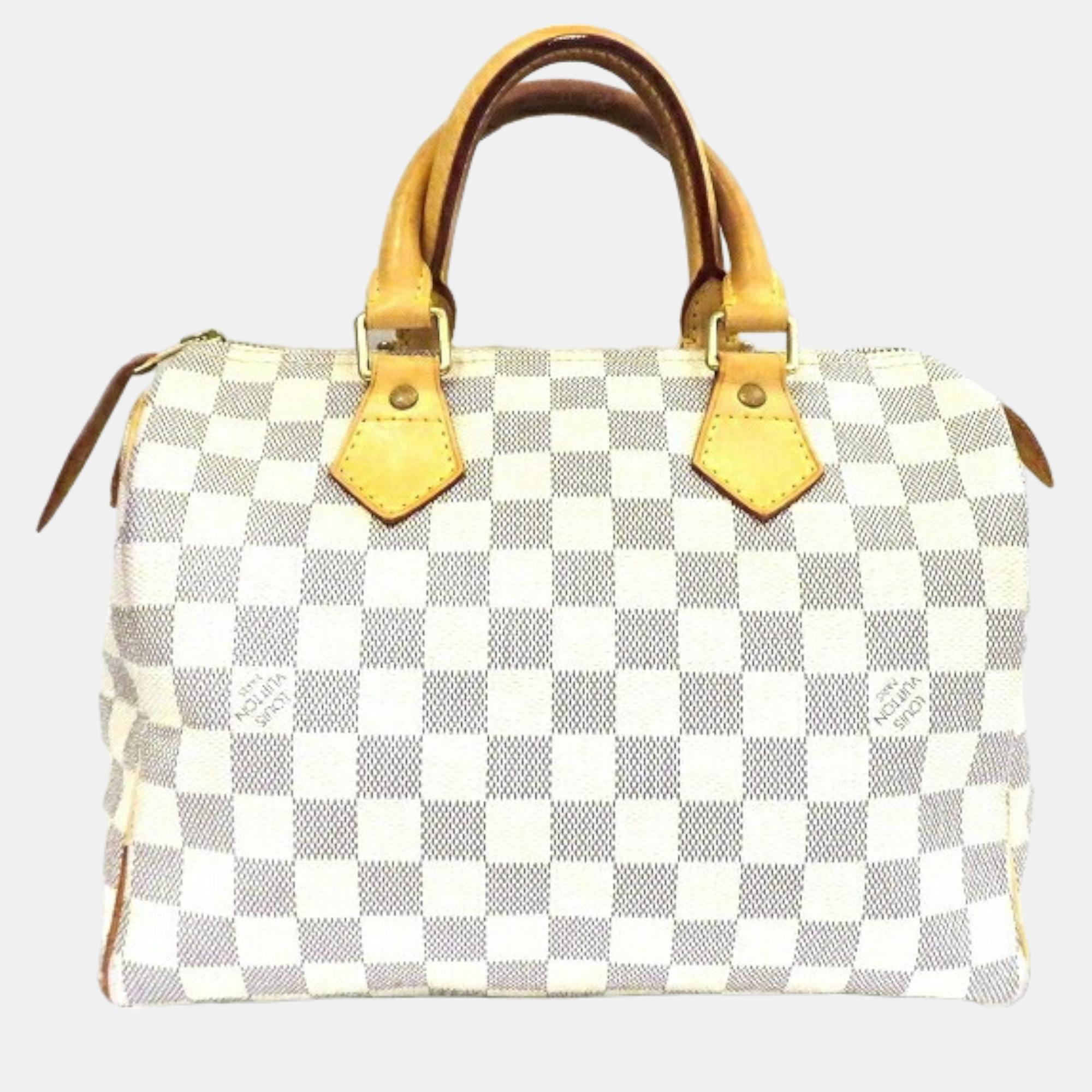 Louis Vuitton Key Pouch Damier Azur White/Blue in Canvas with Brass - US