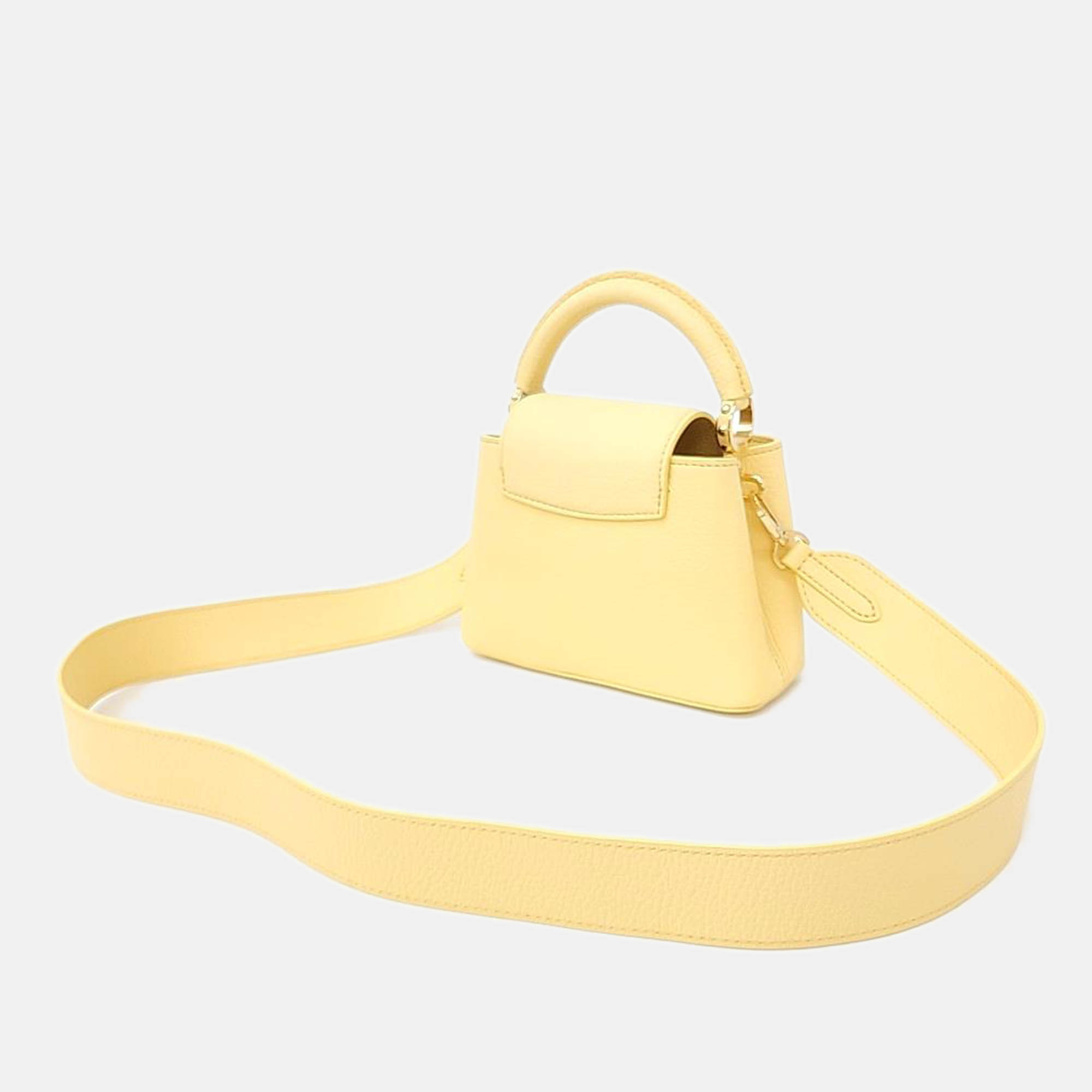 

Louis Vuitton Capucines Mini bag, Yellow