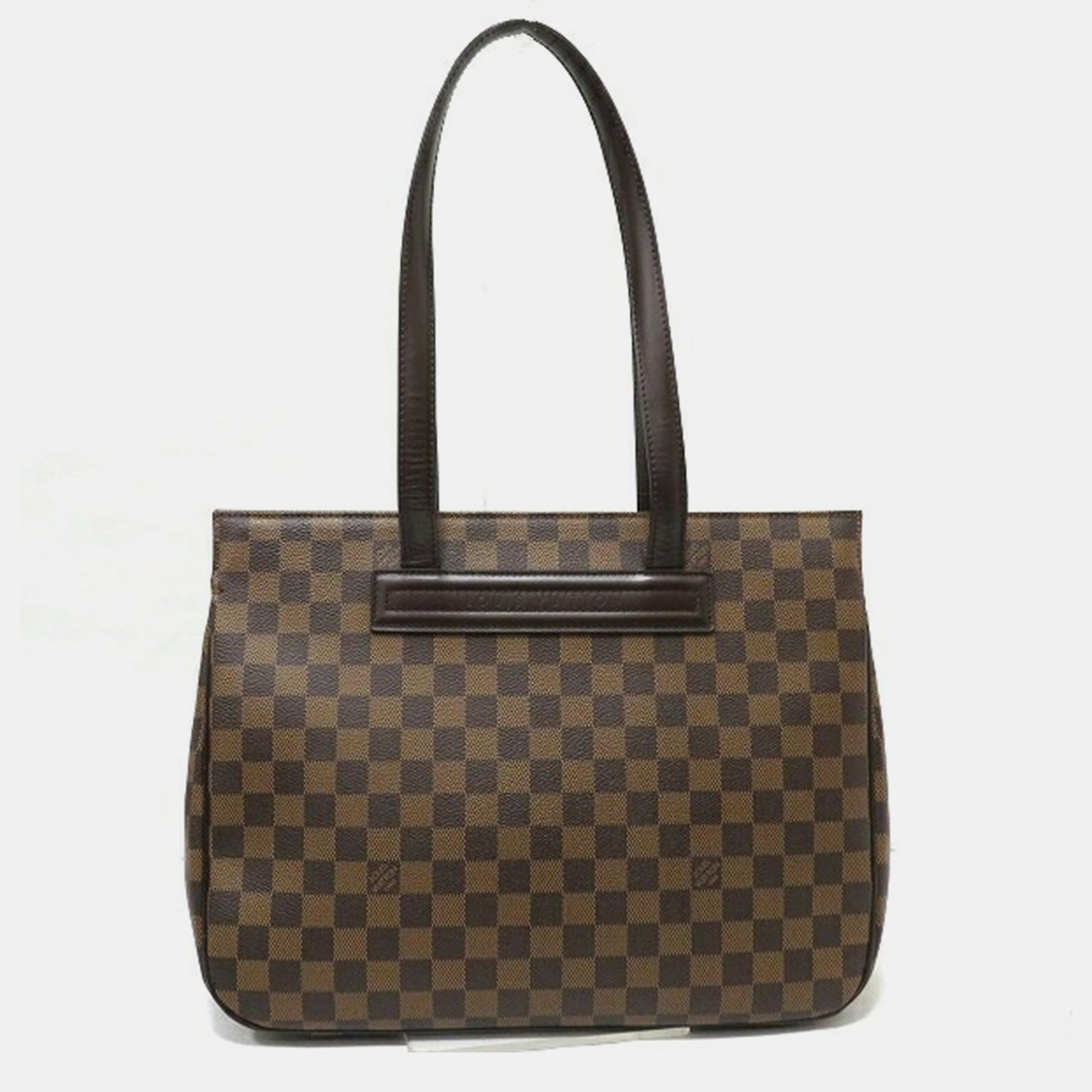 

Louis Vuitton Brown Canvas Damier Ebene Parioli PM Shoulder Bag