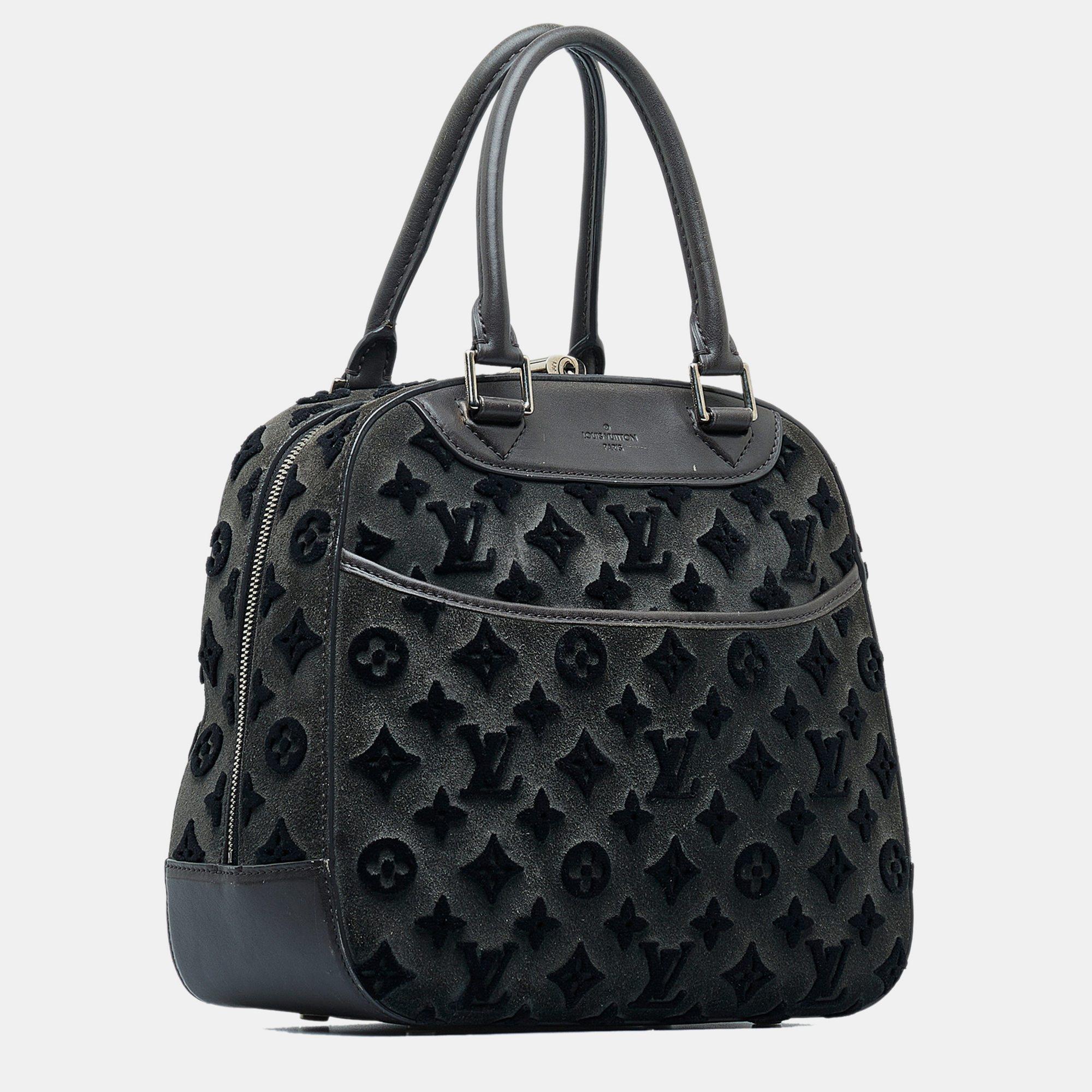 

Louis Vuitton Monogram Tuffetage Deauville Cube, Black