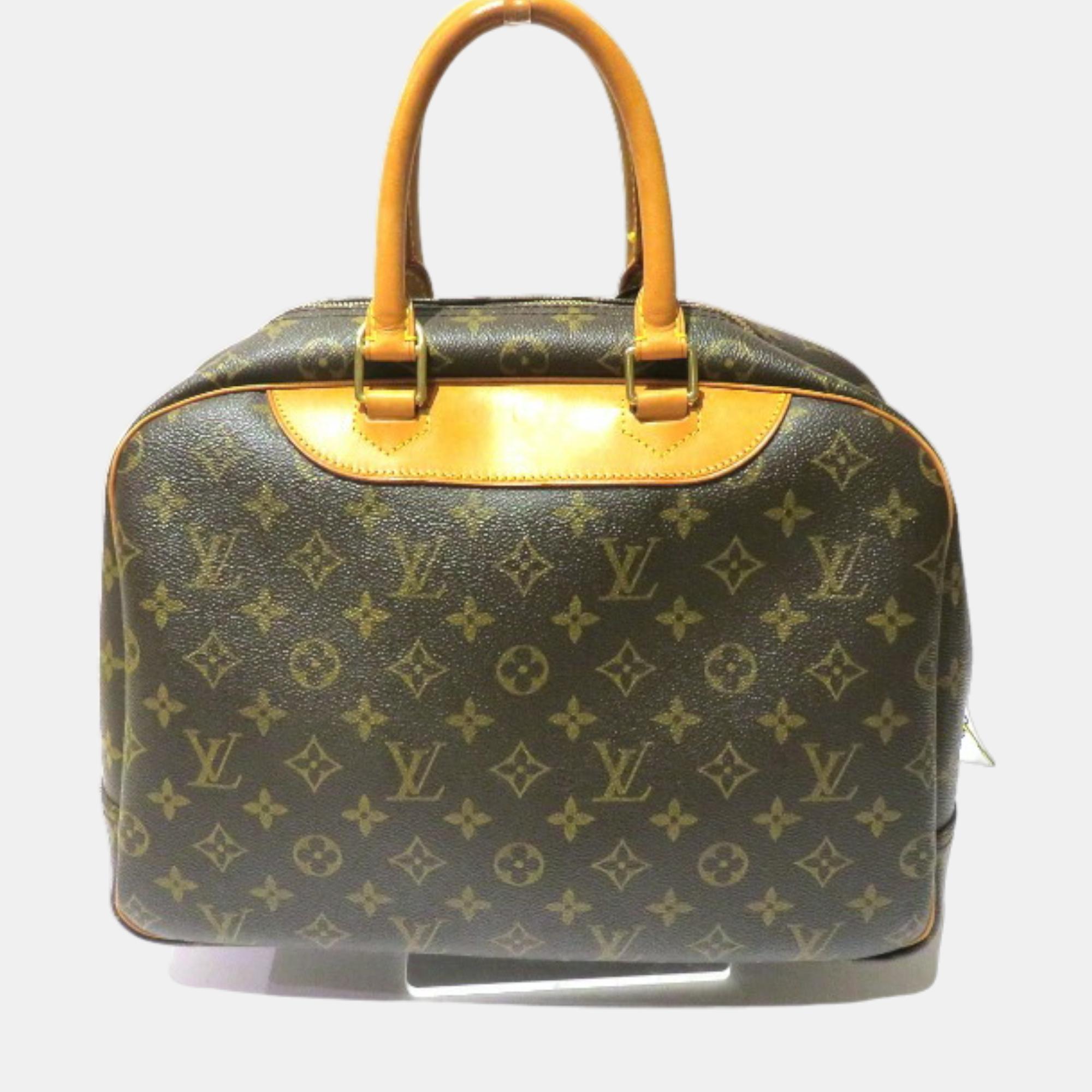 

Louis Vuitton Brown Canvas Monogram Deauville bag