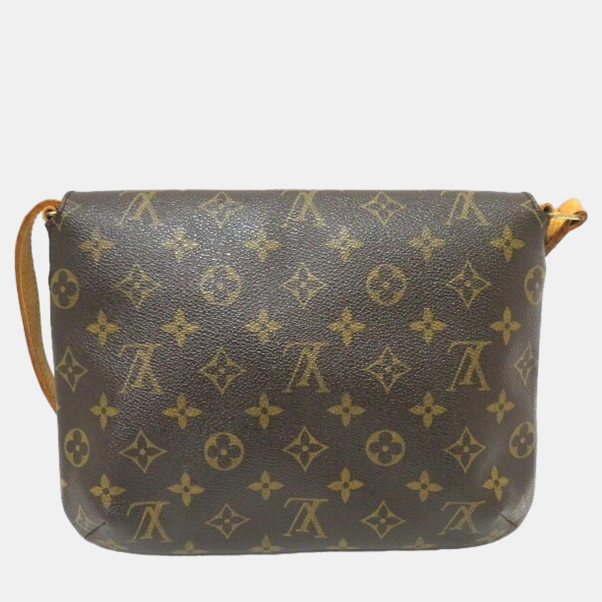 

Louis Vuitton Brown Canvas Monogram Musette Tango Short Strap