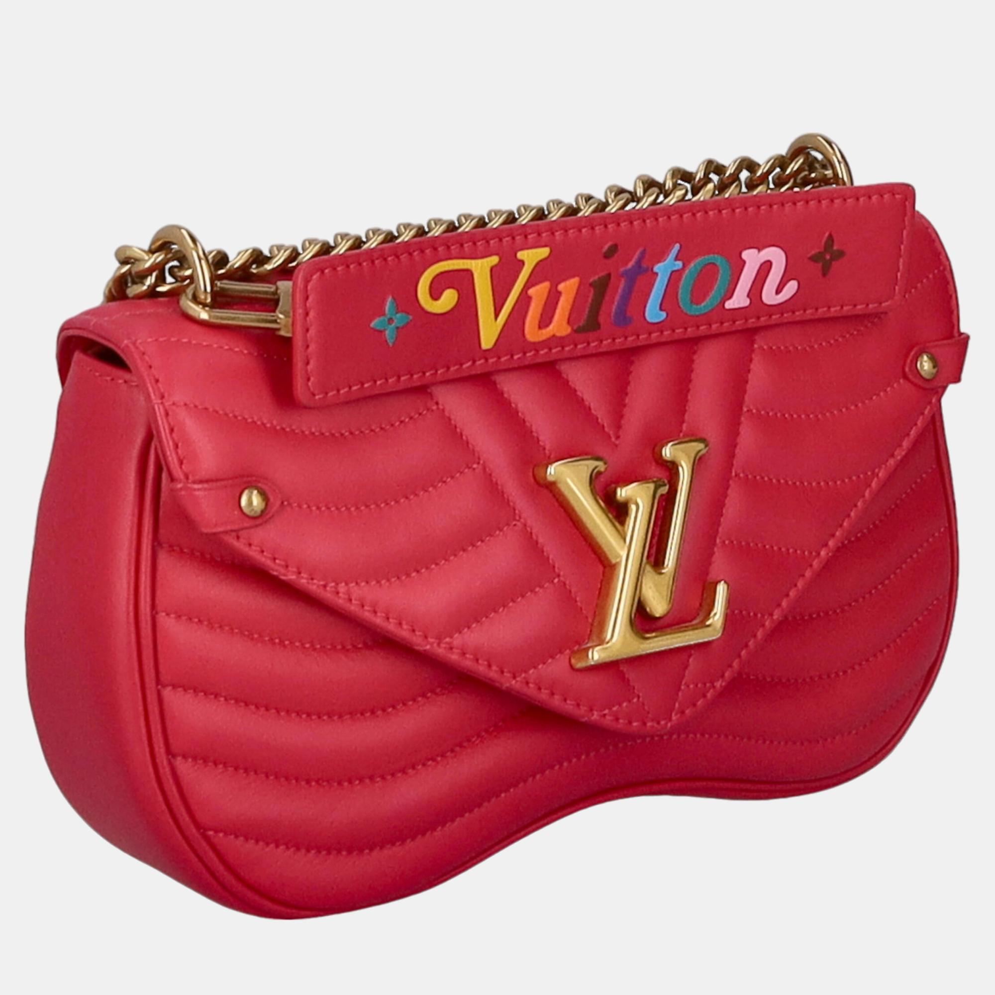 

Louis Vuitton Women's Leather Cross Body Bag - Pink