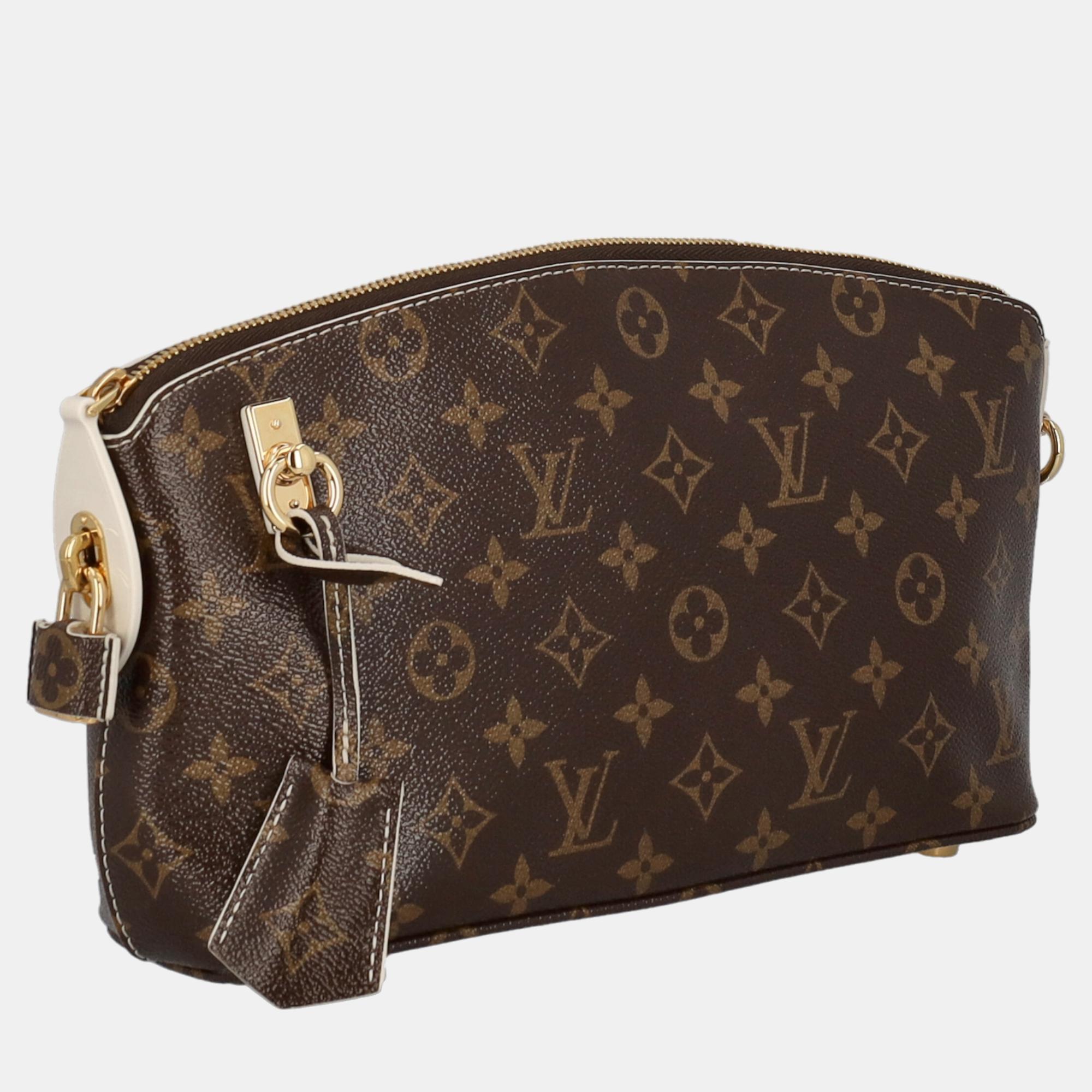 

Louis Vuitton Women's Synthetic Fibers Clutch Bag - Brown